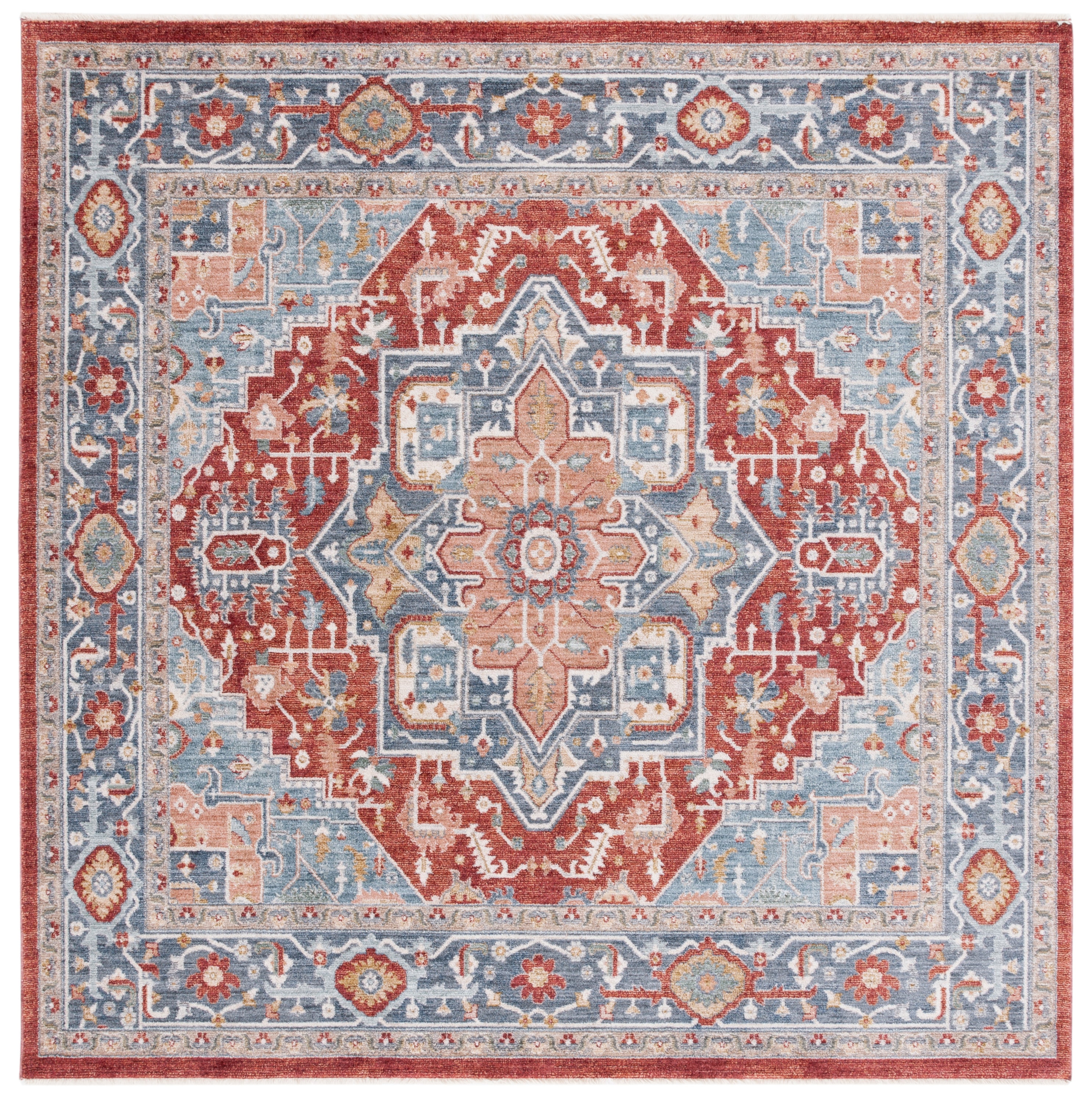 BLUE / RED IVORY