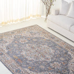 BLUE GREY / IVORY BEIGE