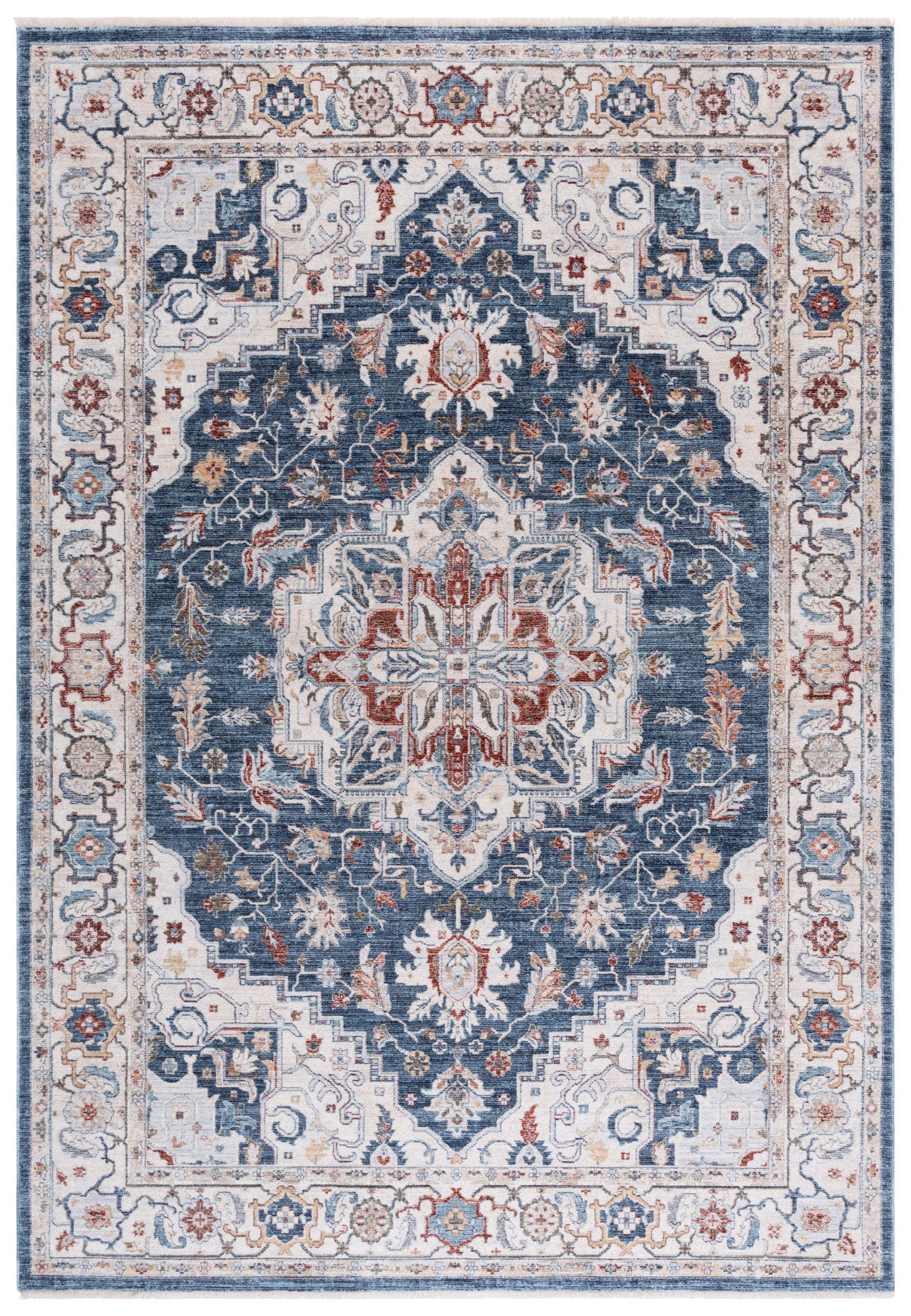 BLUE / BEIGE RED