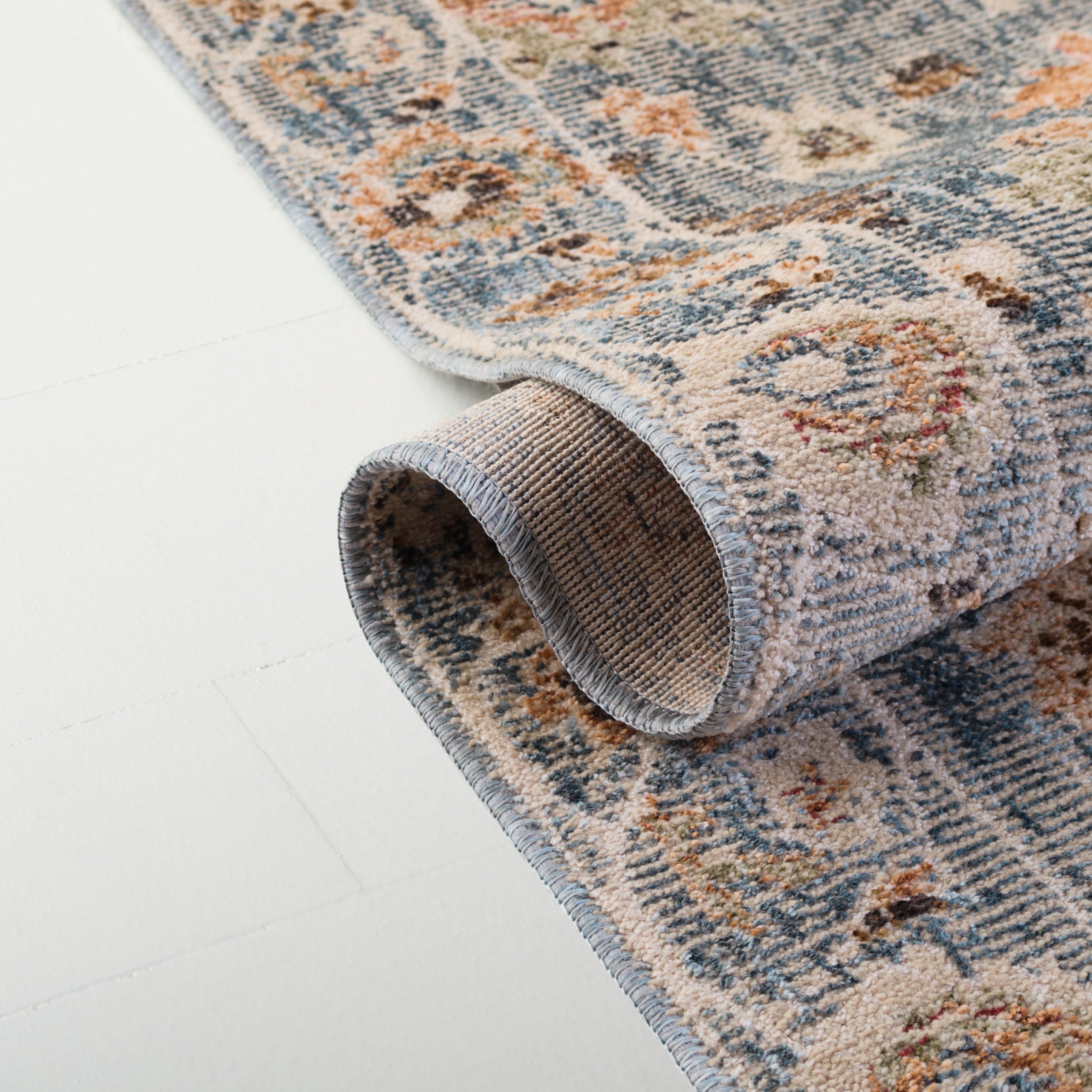 BLUE / IVORY RUST