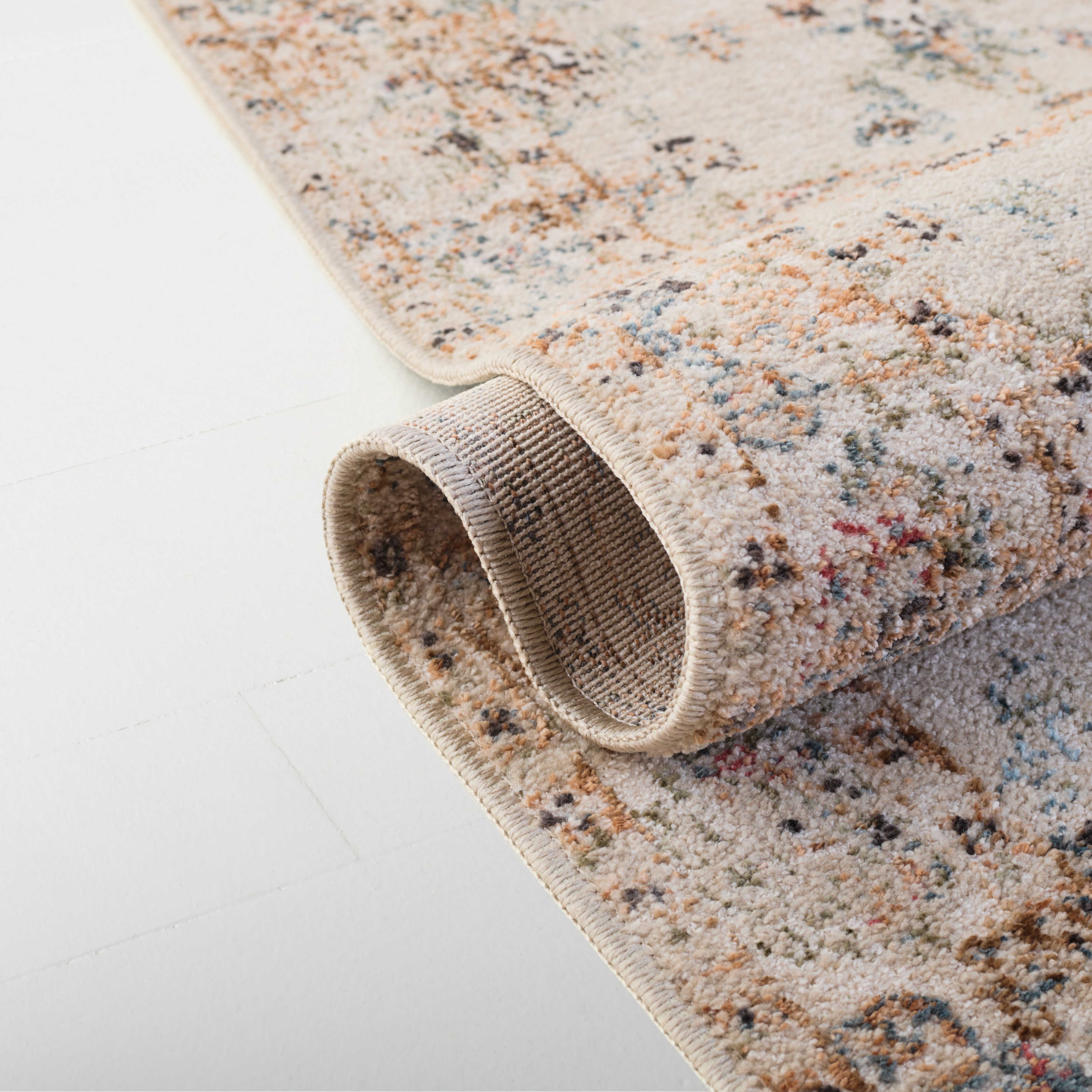 BEIGE / RUST BROWN