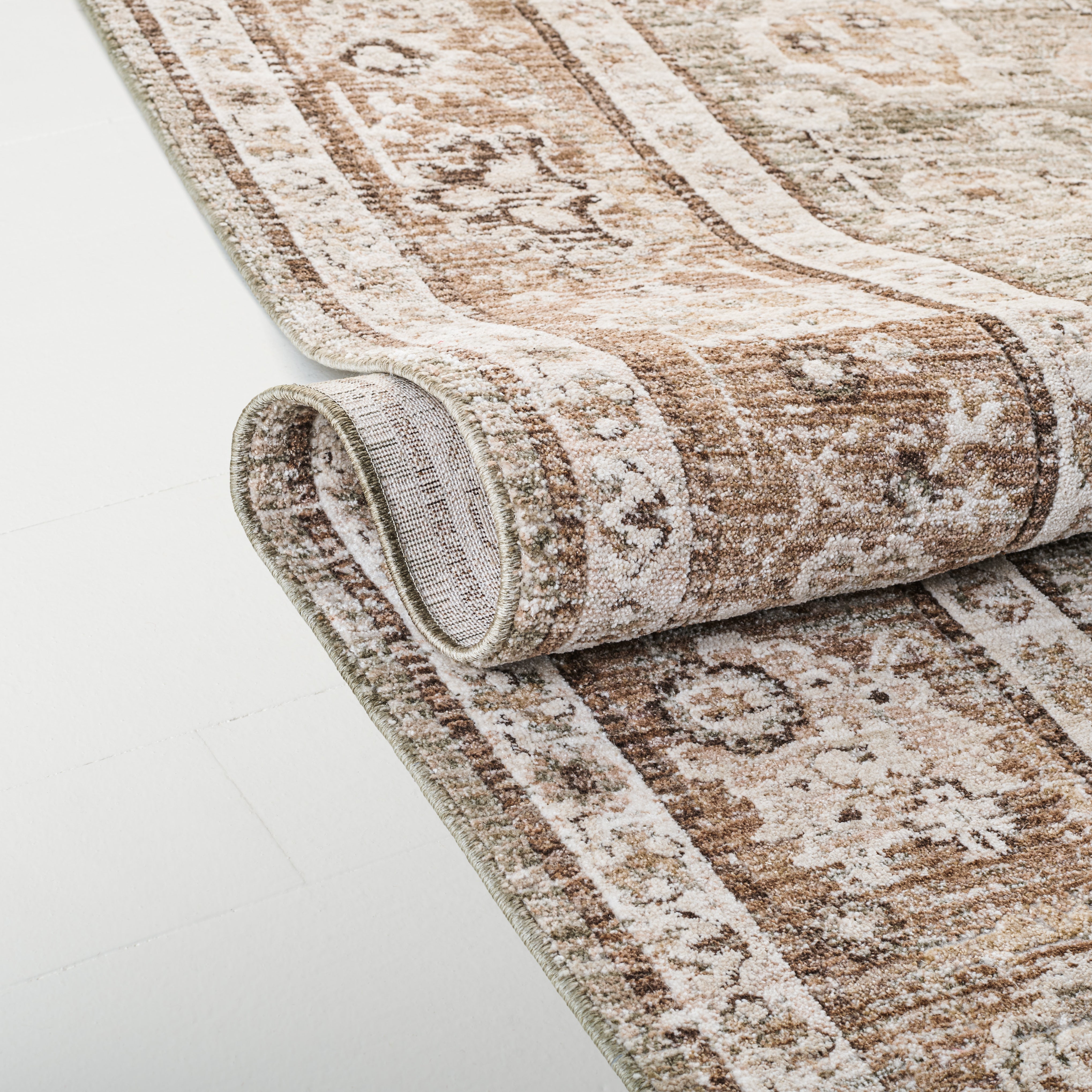 GREEN / BEIGE IVORY
