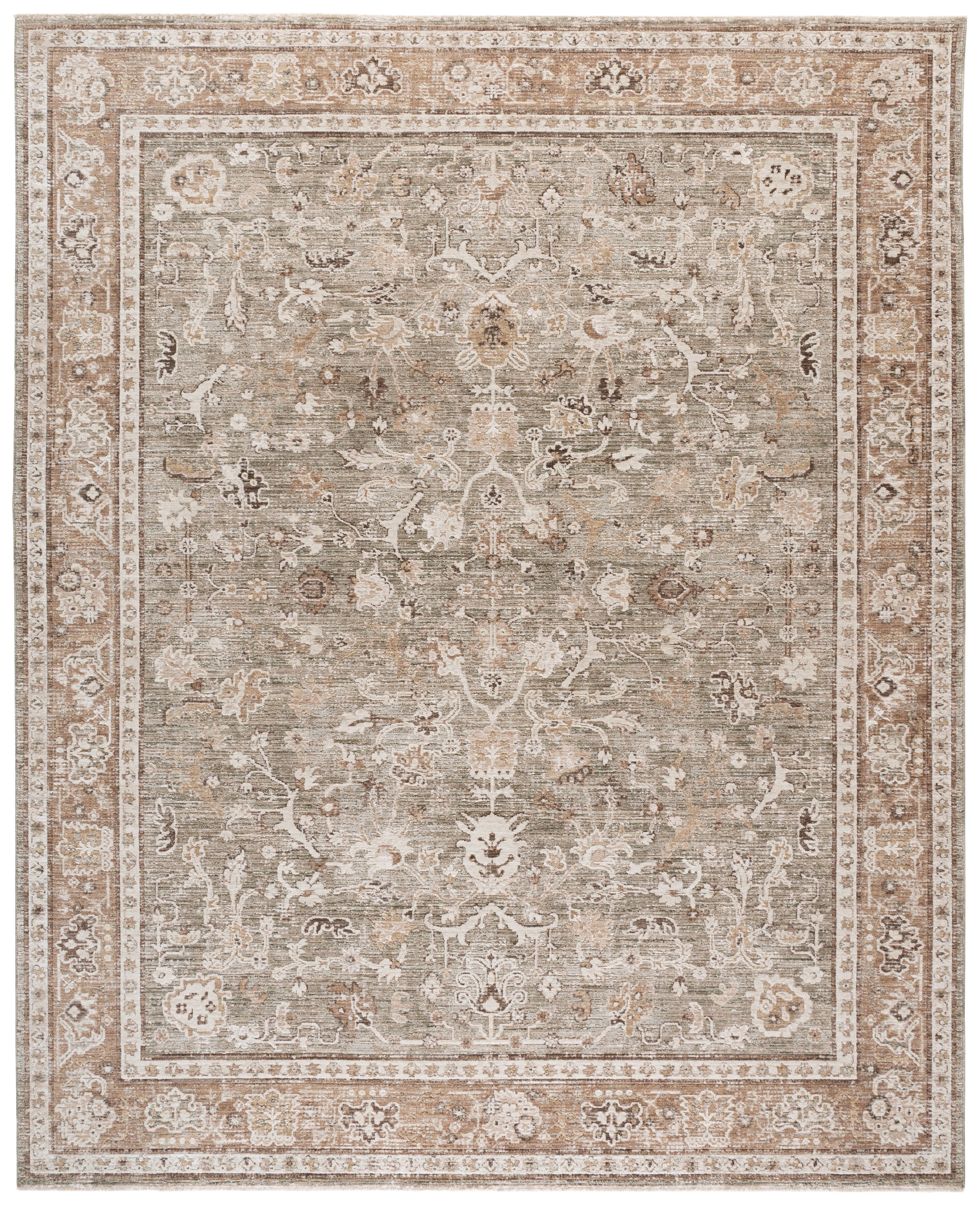 GREEN / BEIGE IVORY