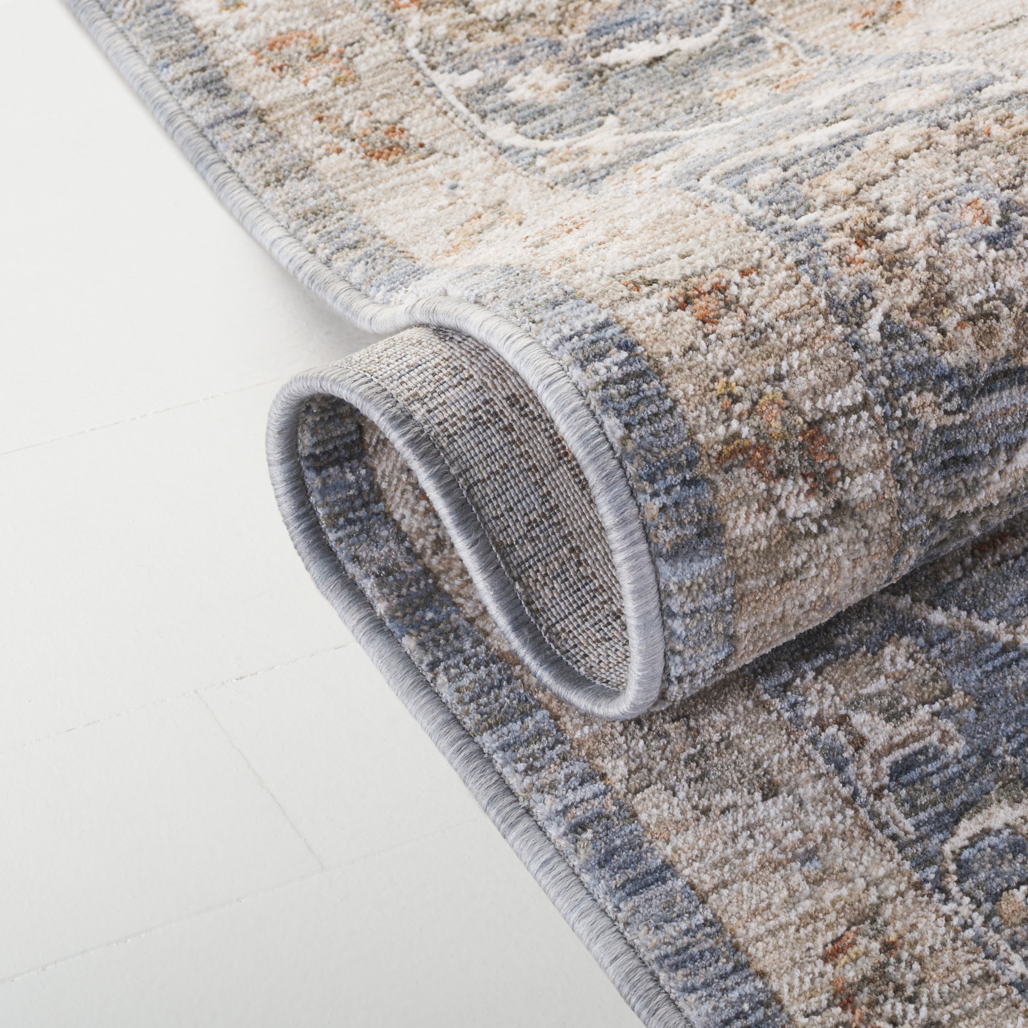 BLUE / IVORY TAUPE
