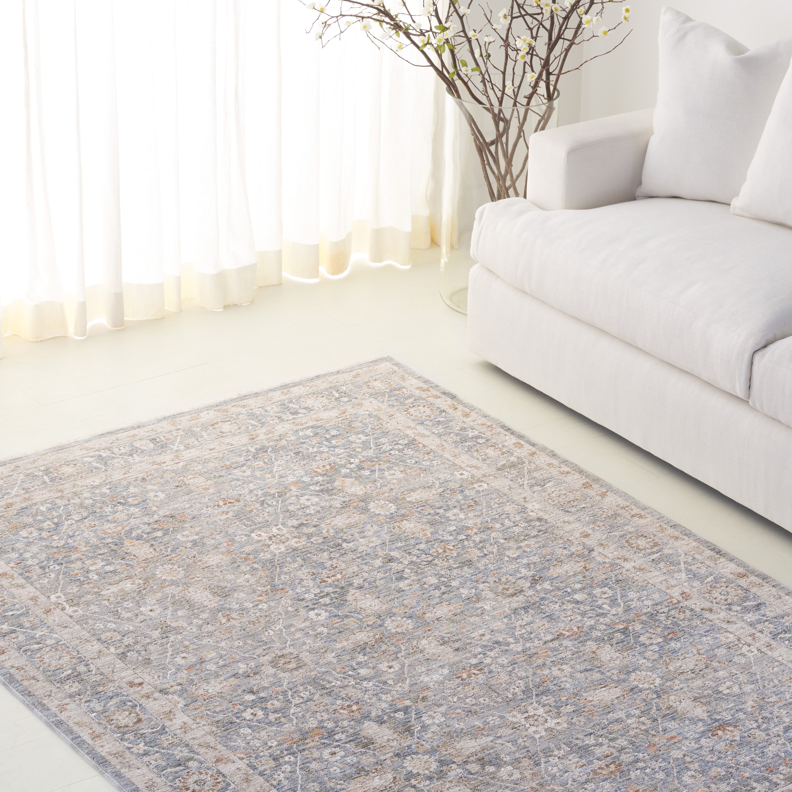 BLUE / IVORY TAUPE