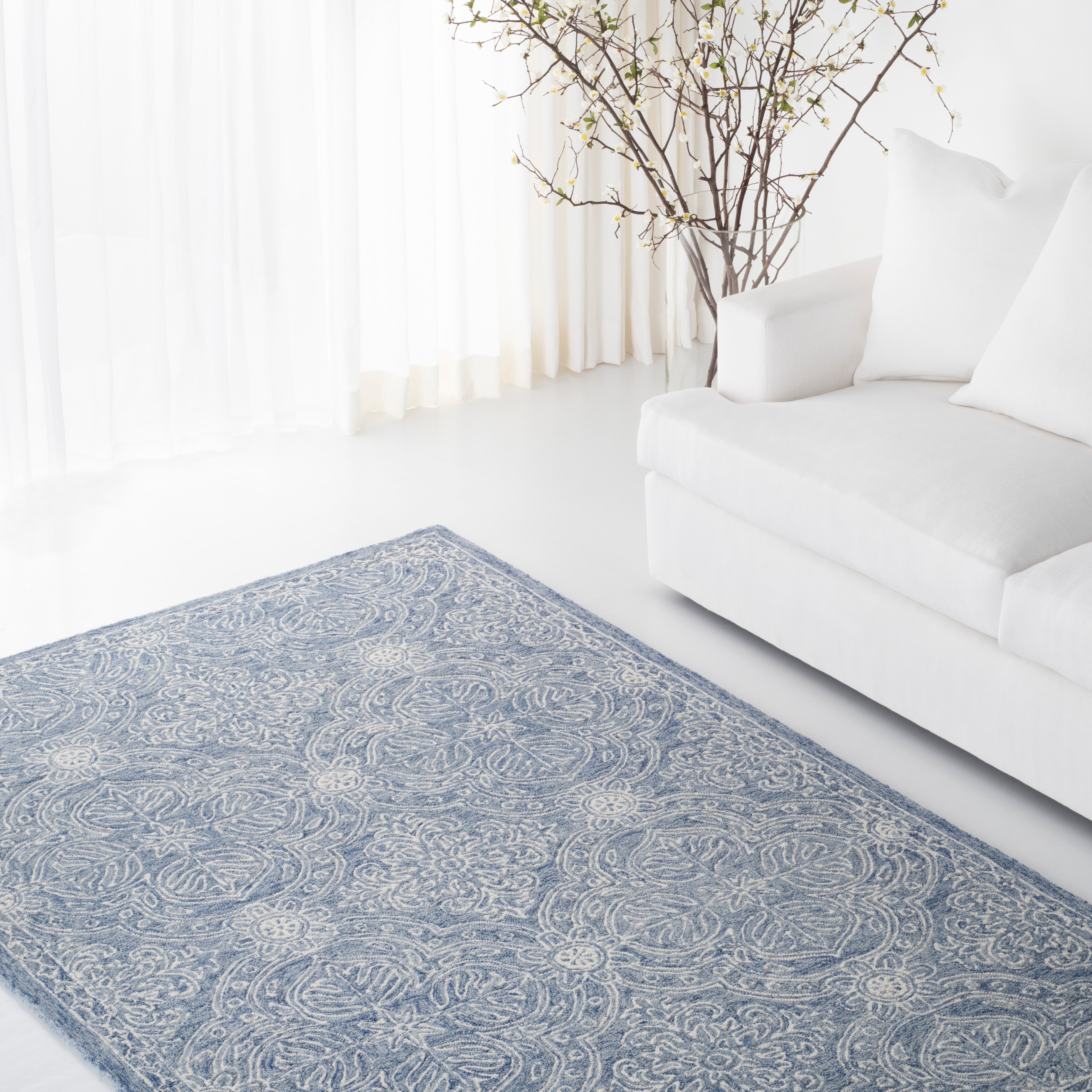 BLUE / IVORY