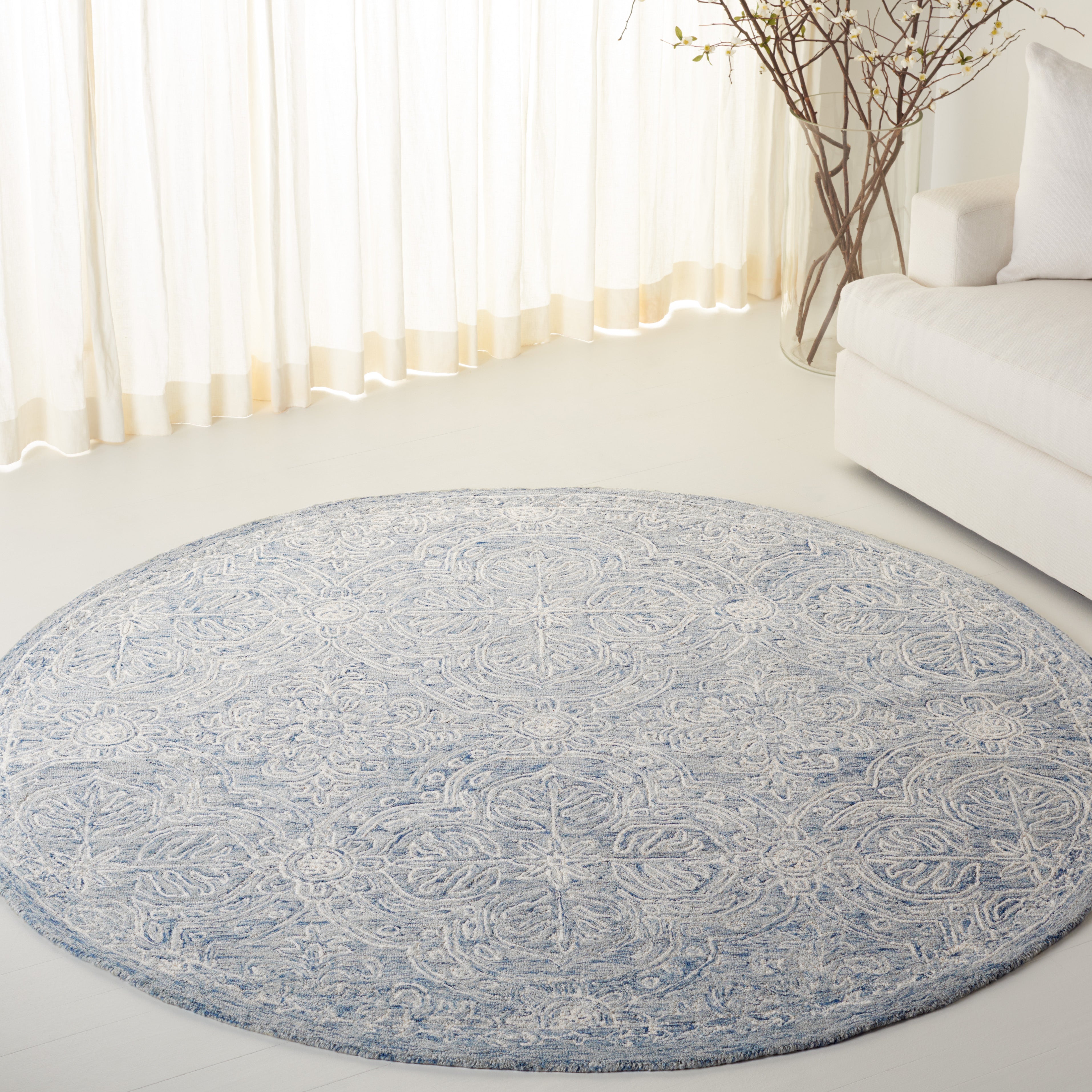 BLUE / IVORY