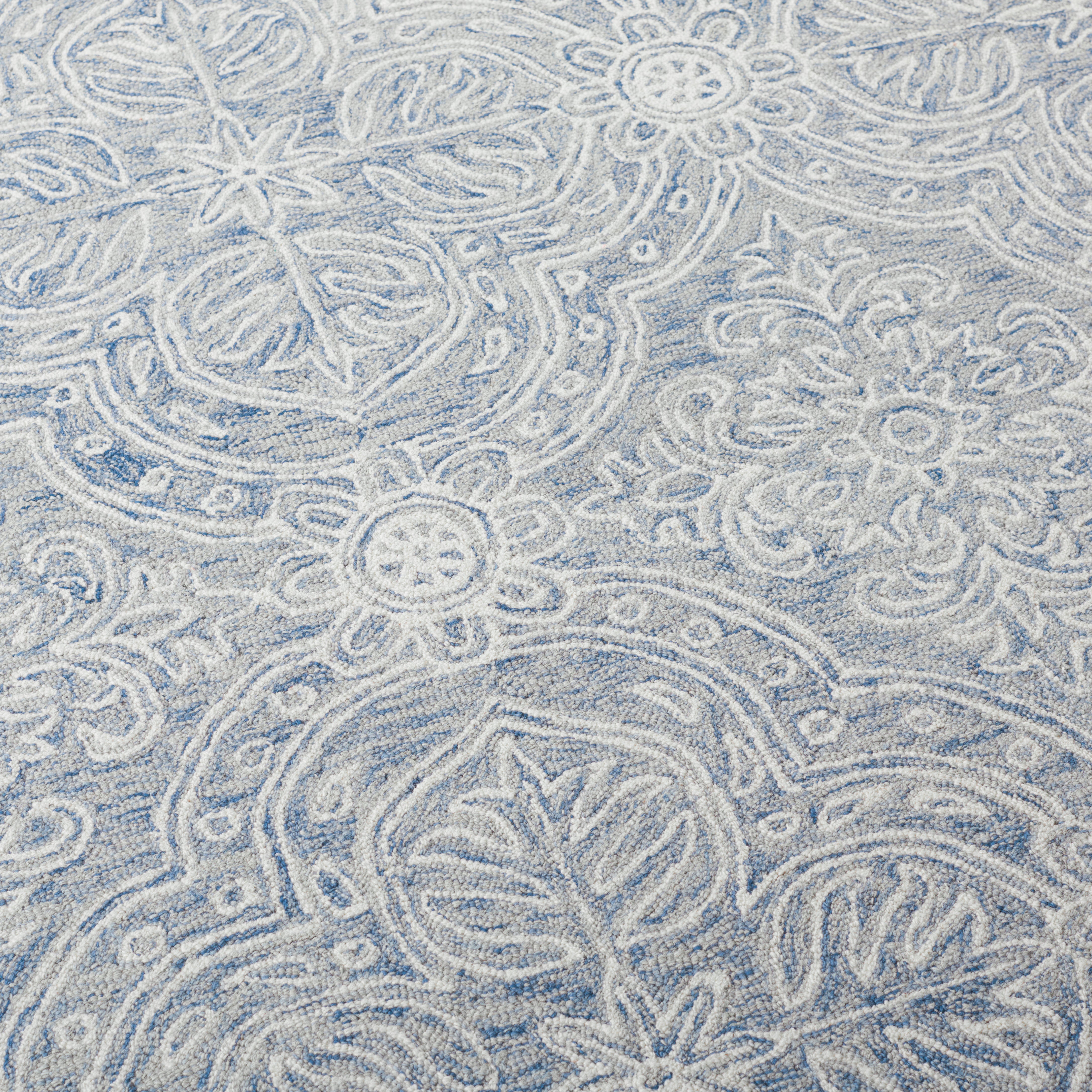 BLUE / IVORY