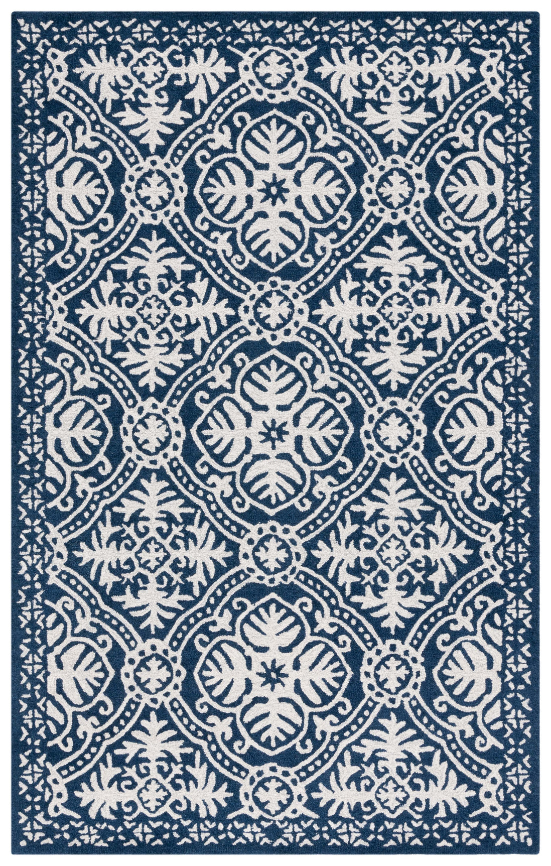 Lauren Ralph Lauren Nina Rug, LRL6606 - Blue / Ivory