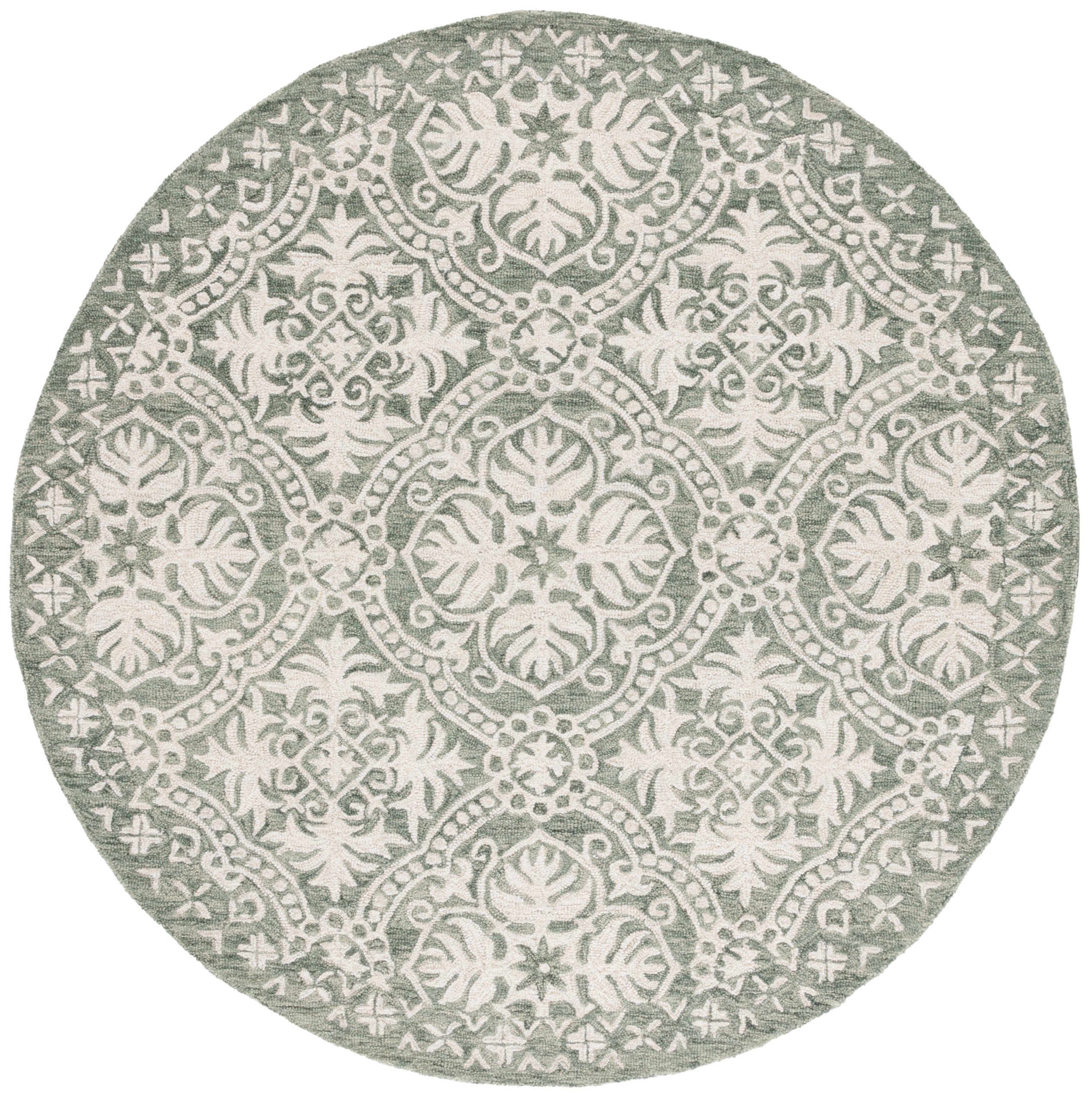Lauren Ralph Lauren Nina Rug, LRL6606 - Sage / Ivory