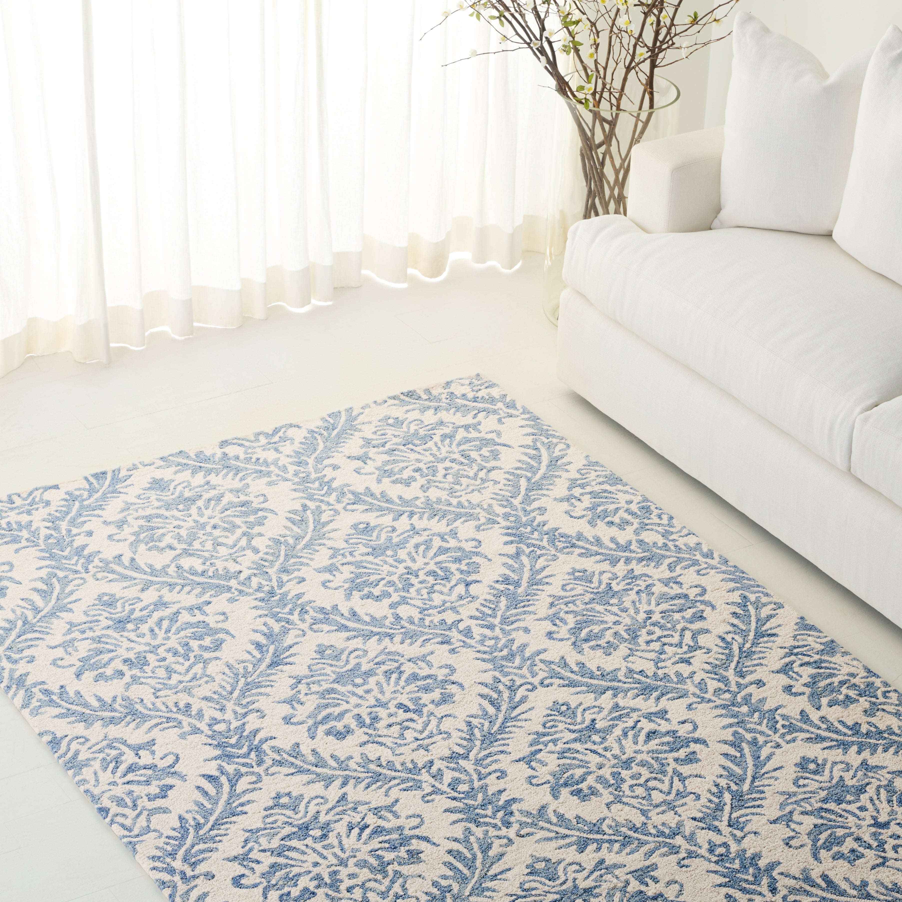 BLUE / IVORY