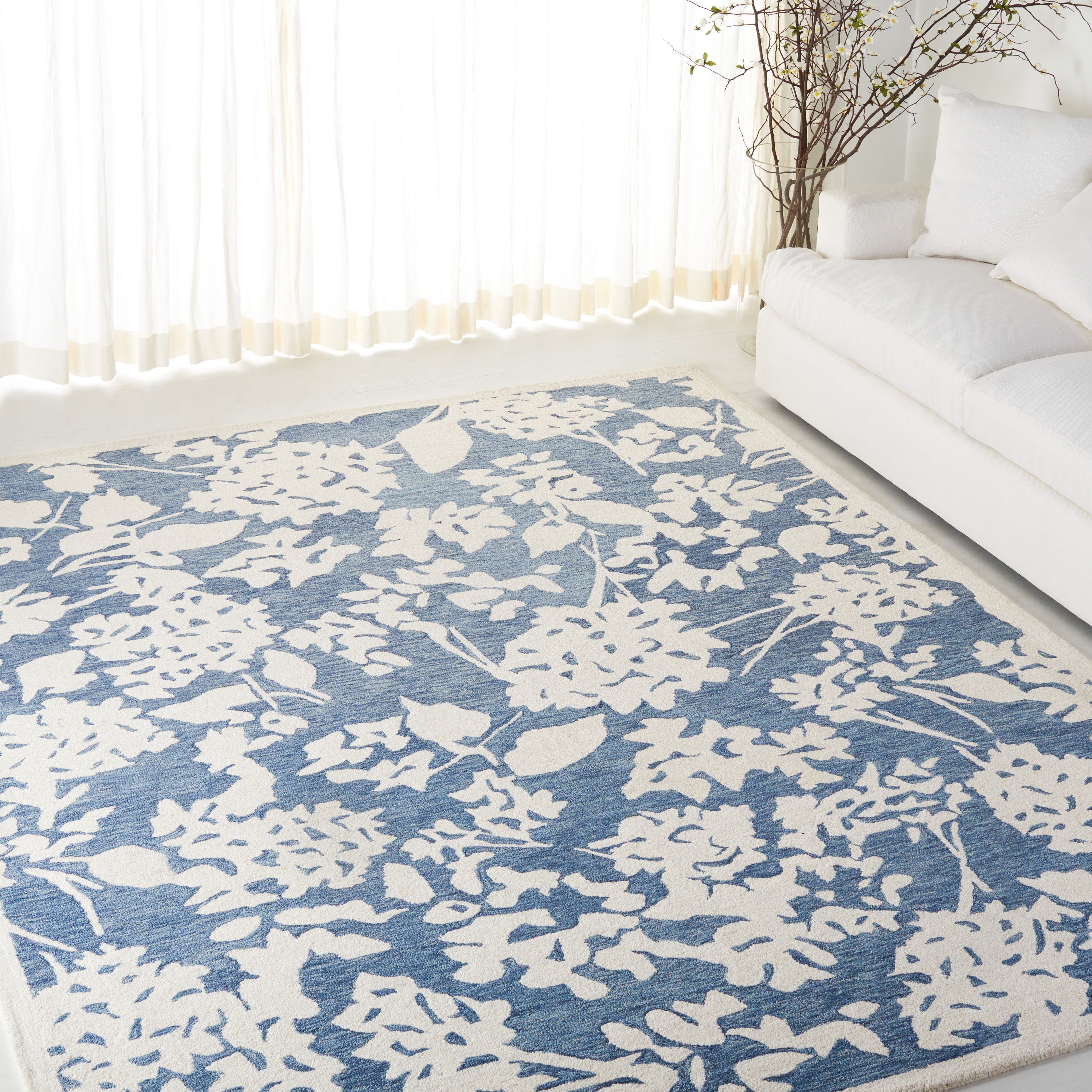 BLUE / IVORY