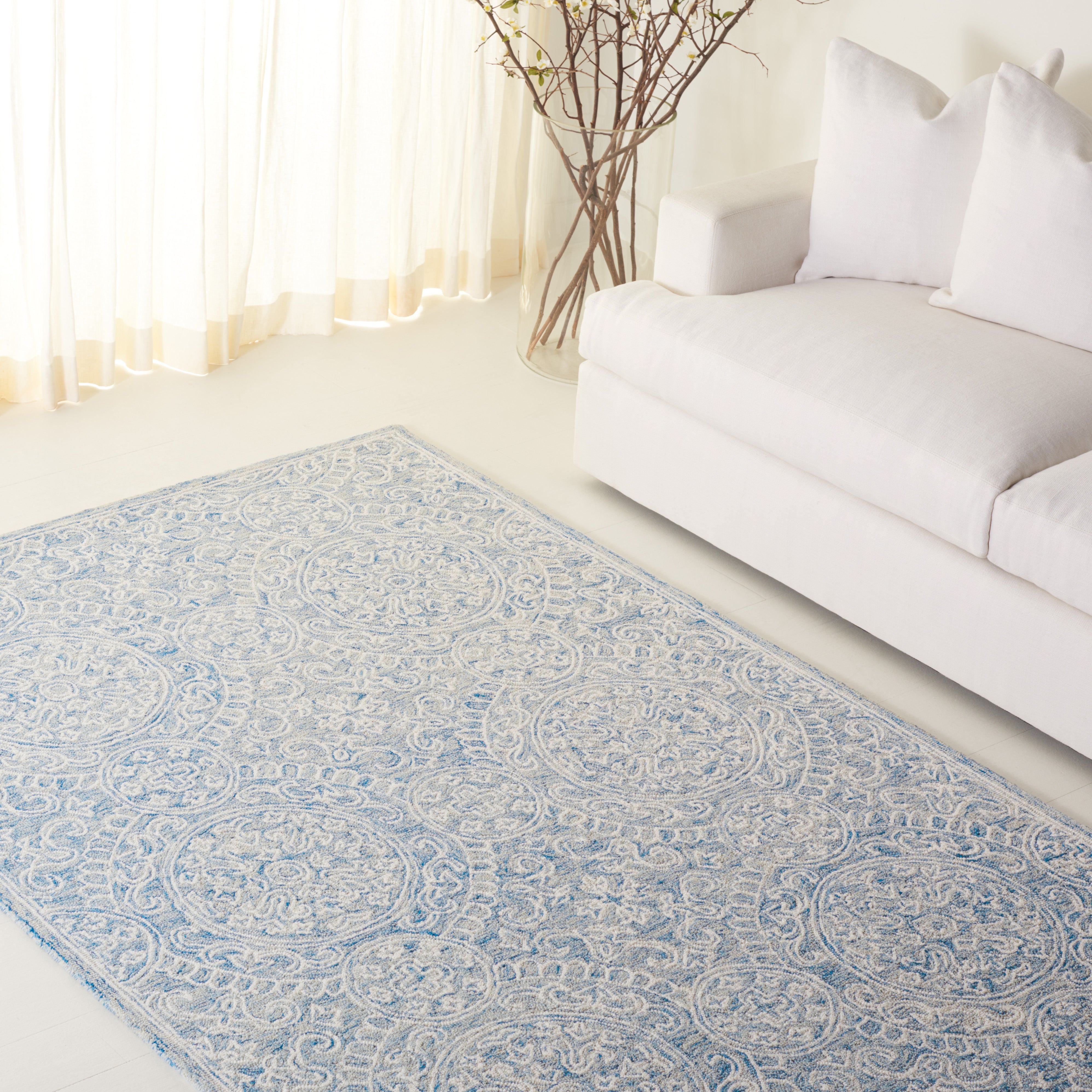 BLUE / IVORY