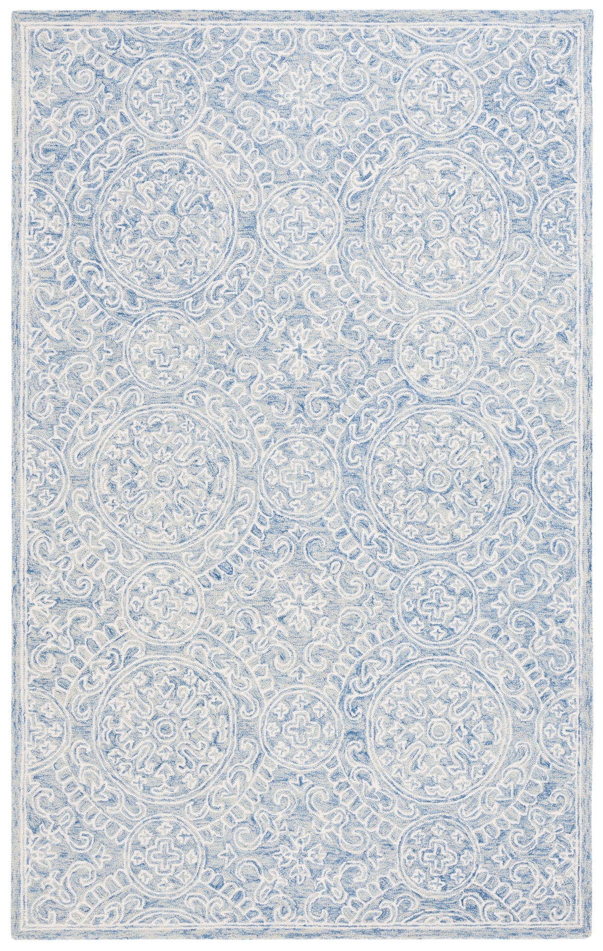 BLUE / IVORY