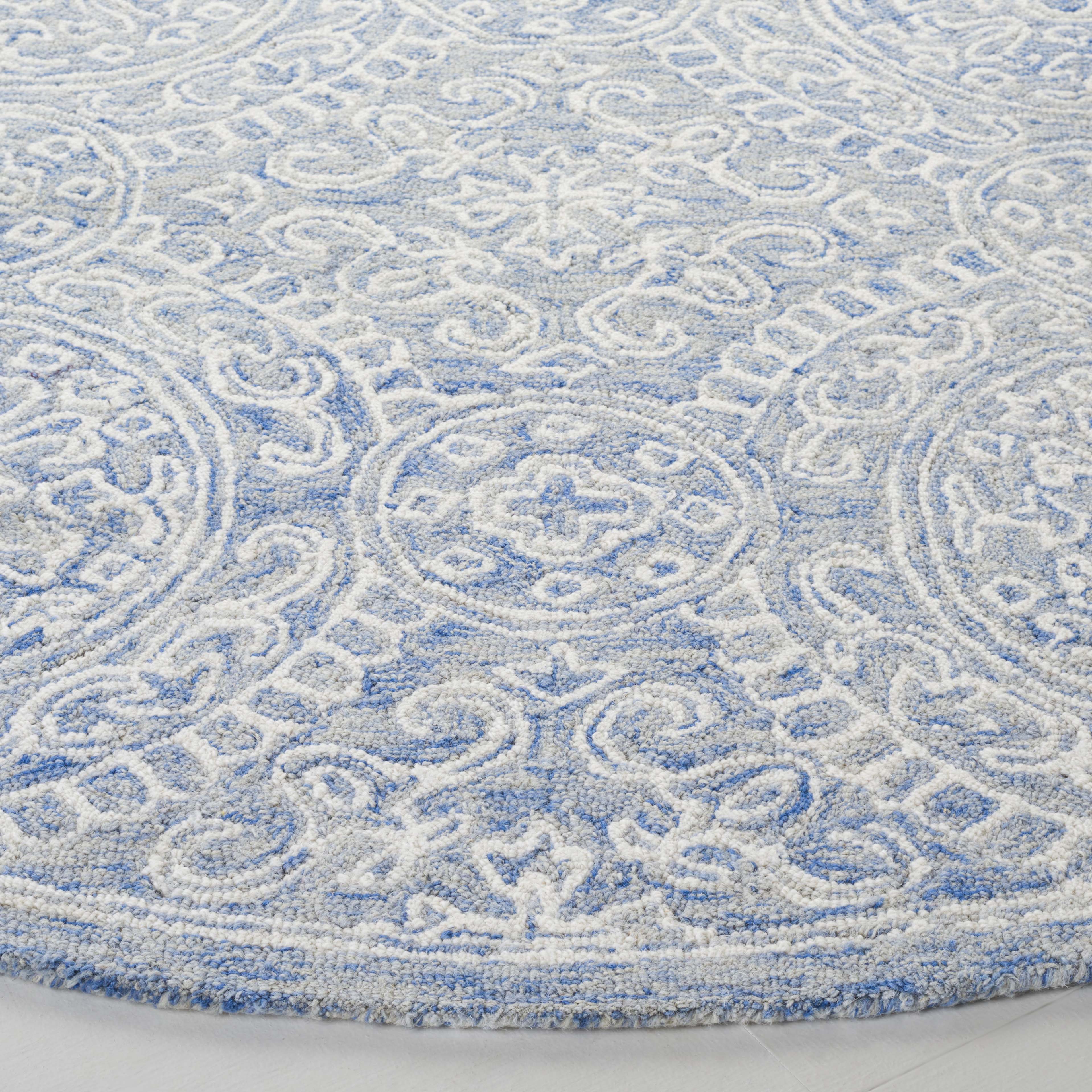 BLUE / IVORY