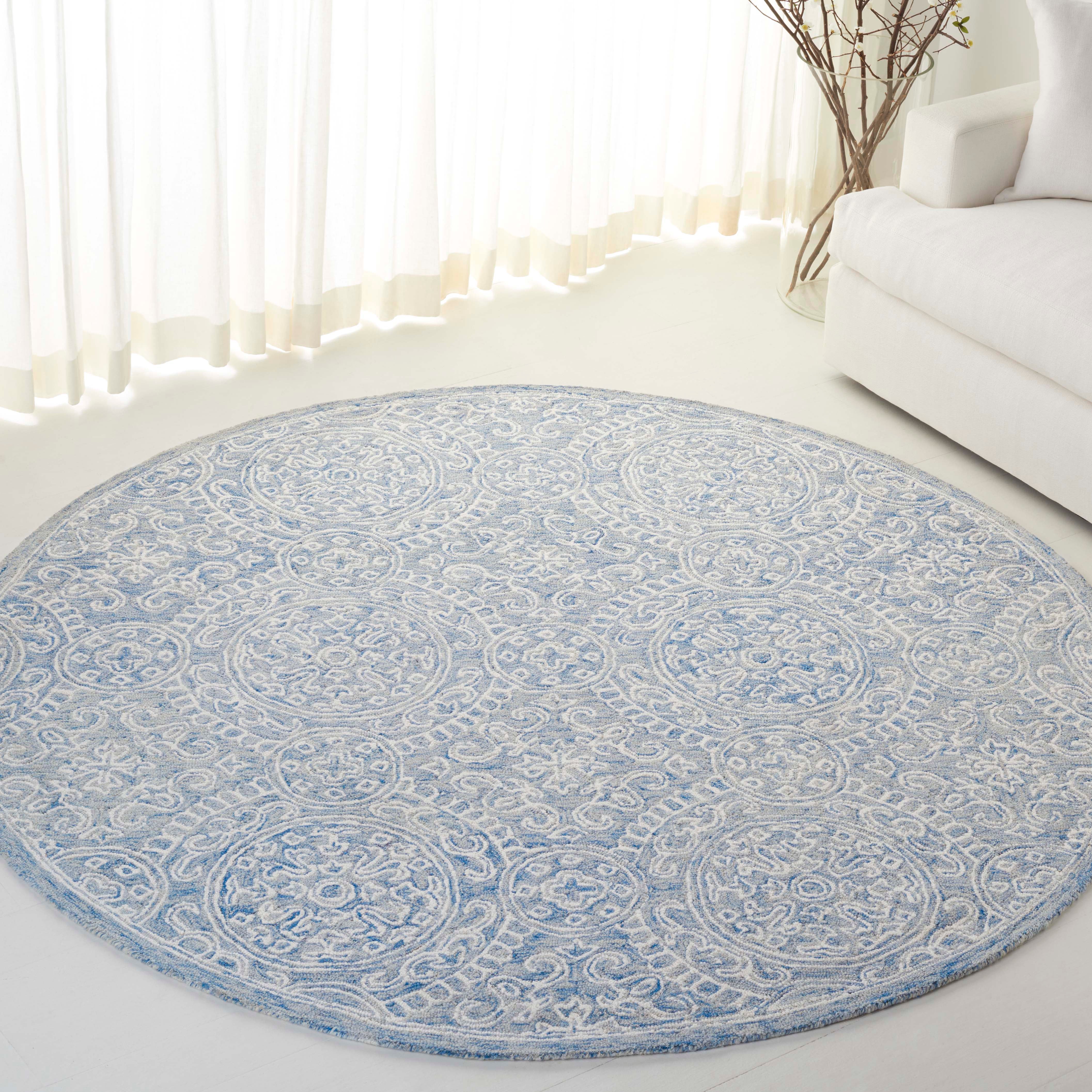 BLUE / IVORY
