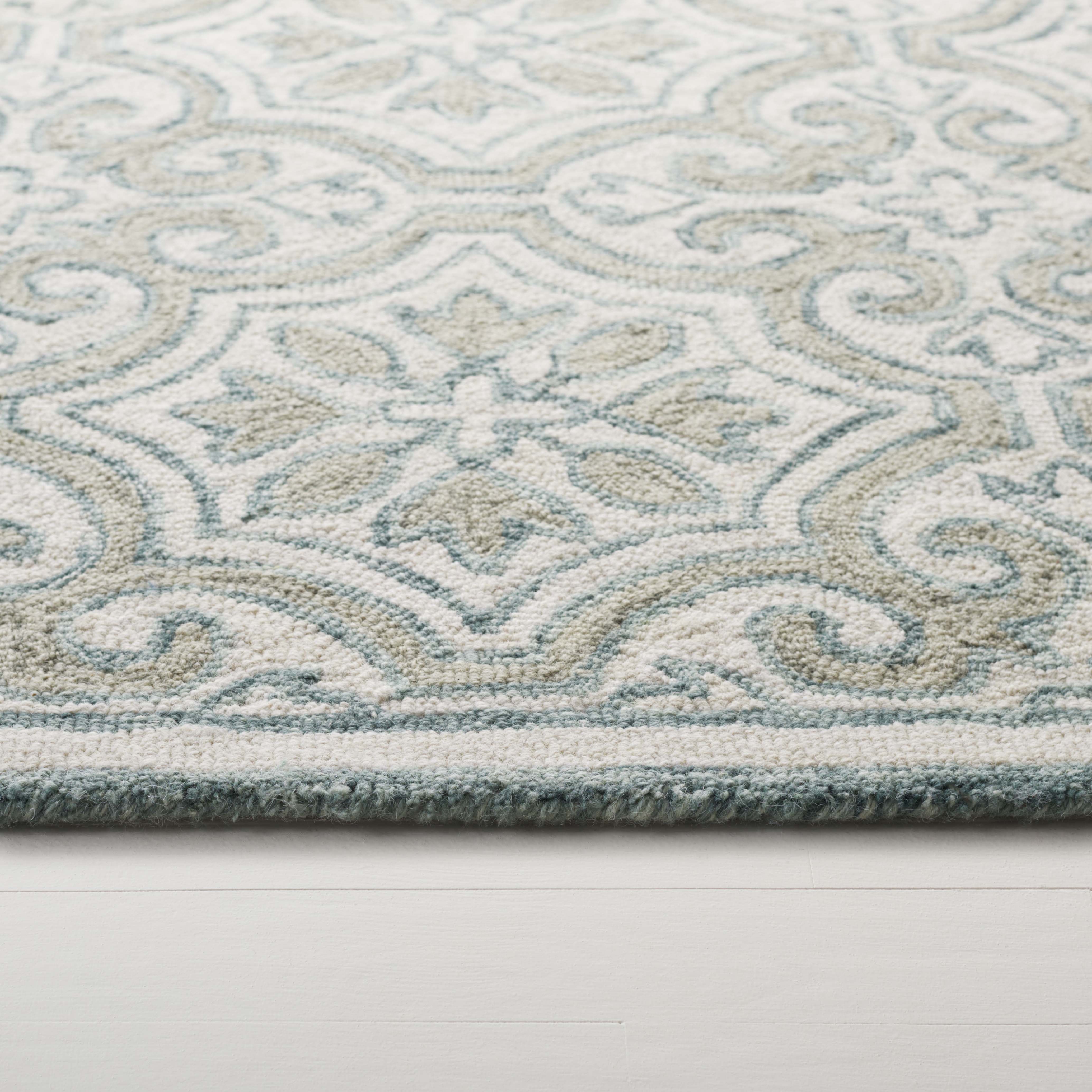 TEAL / IVORY