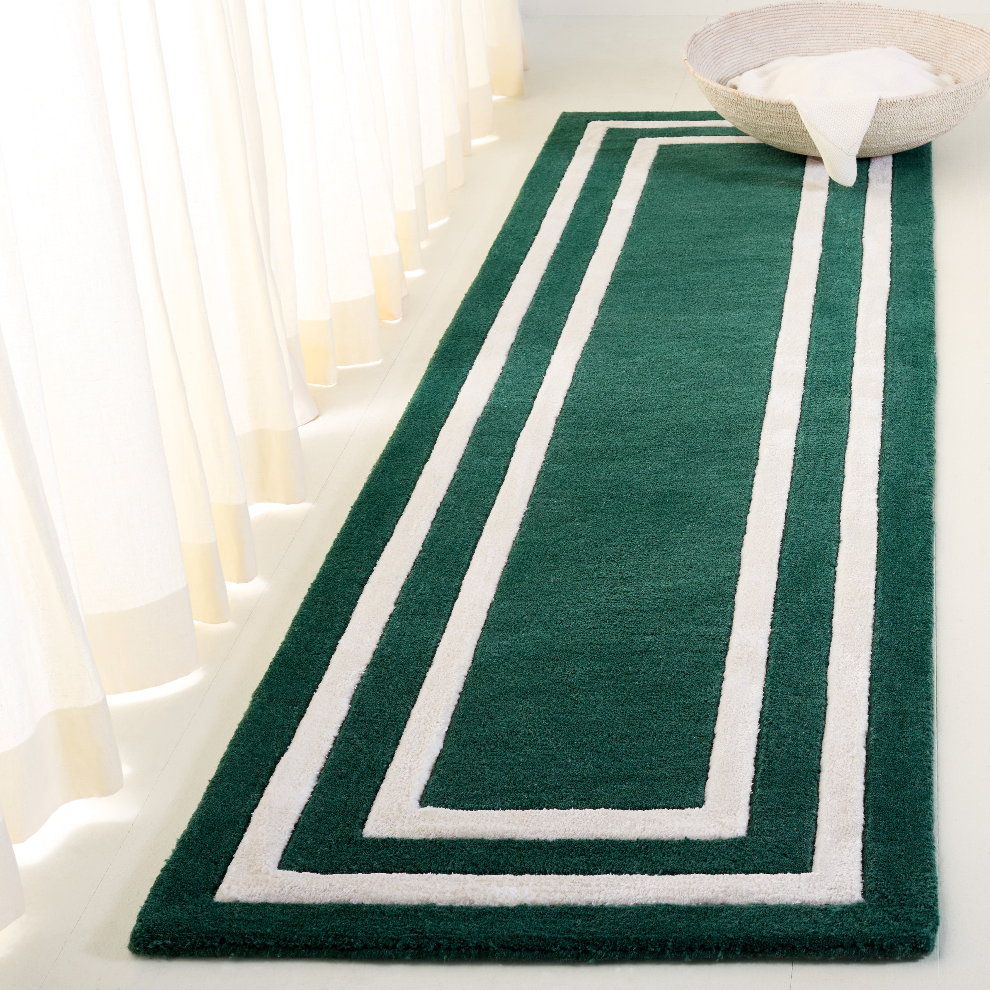 GREEN / IVORY