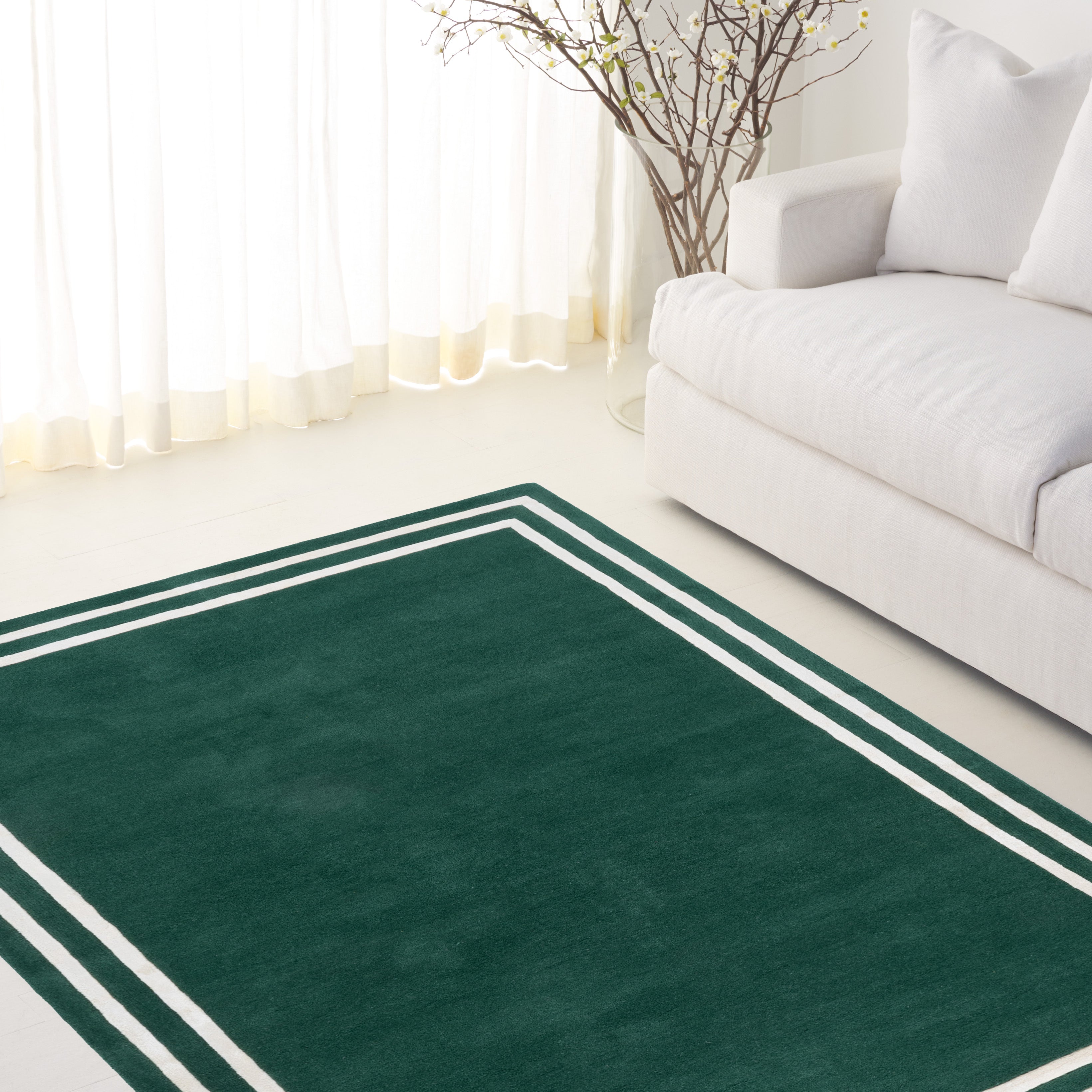 GREEN / IVORY