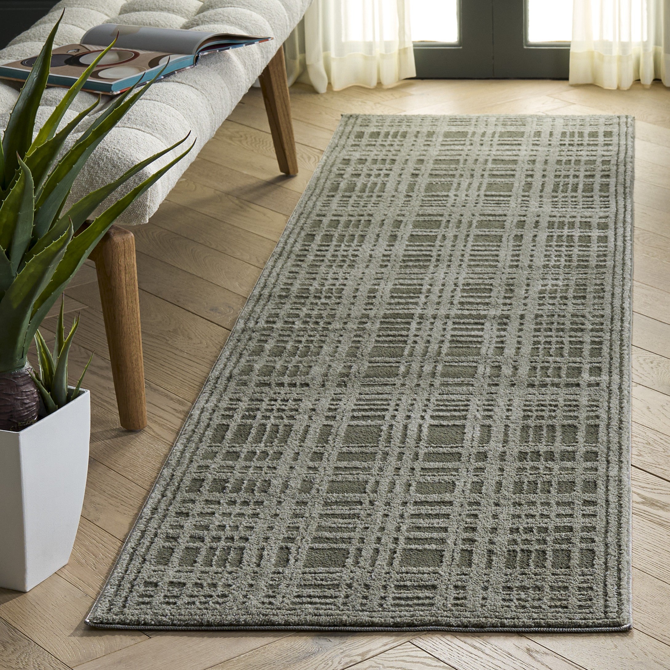 LUNARA 304 – GREEN / IVORY