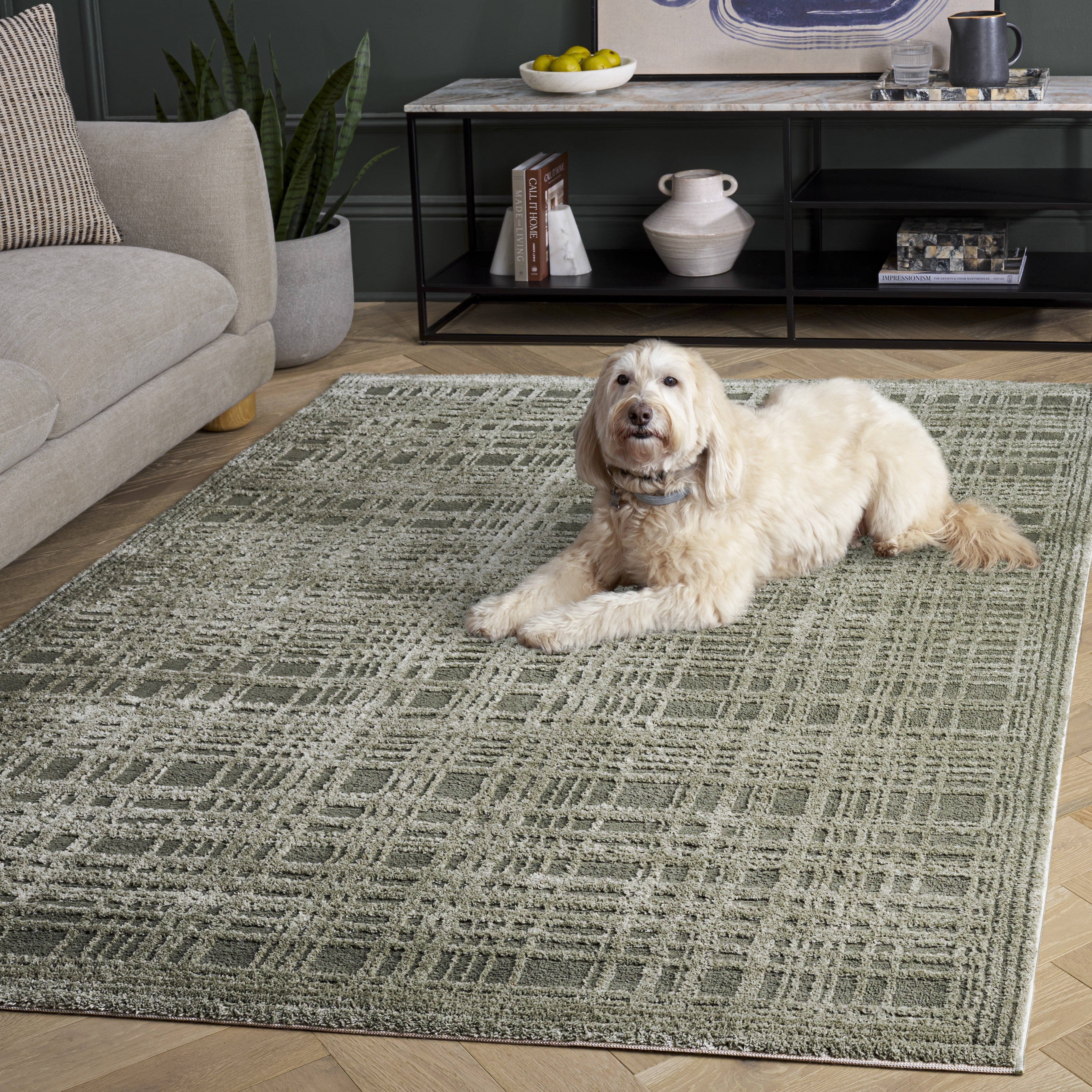 LUNARA 304 – GREEN / IVORY
