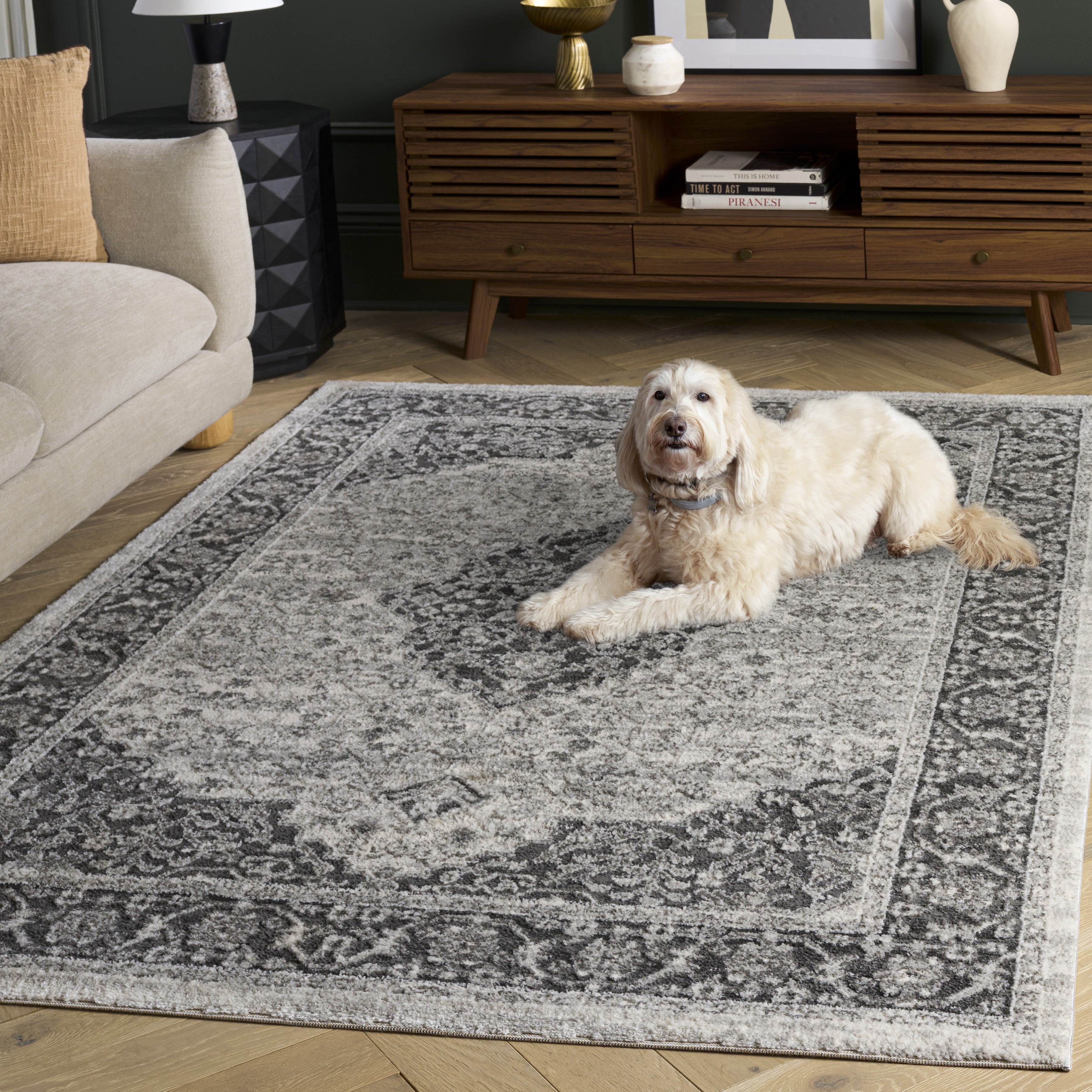 LUNARA 306 – GREY / IVORY