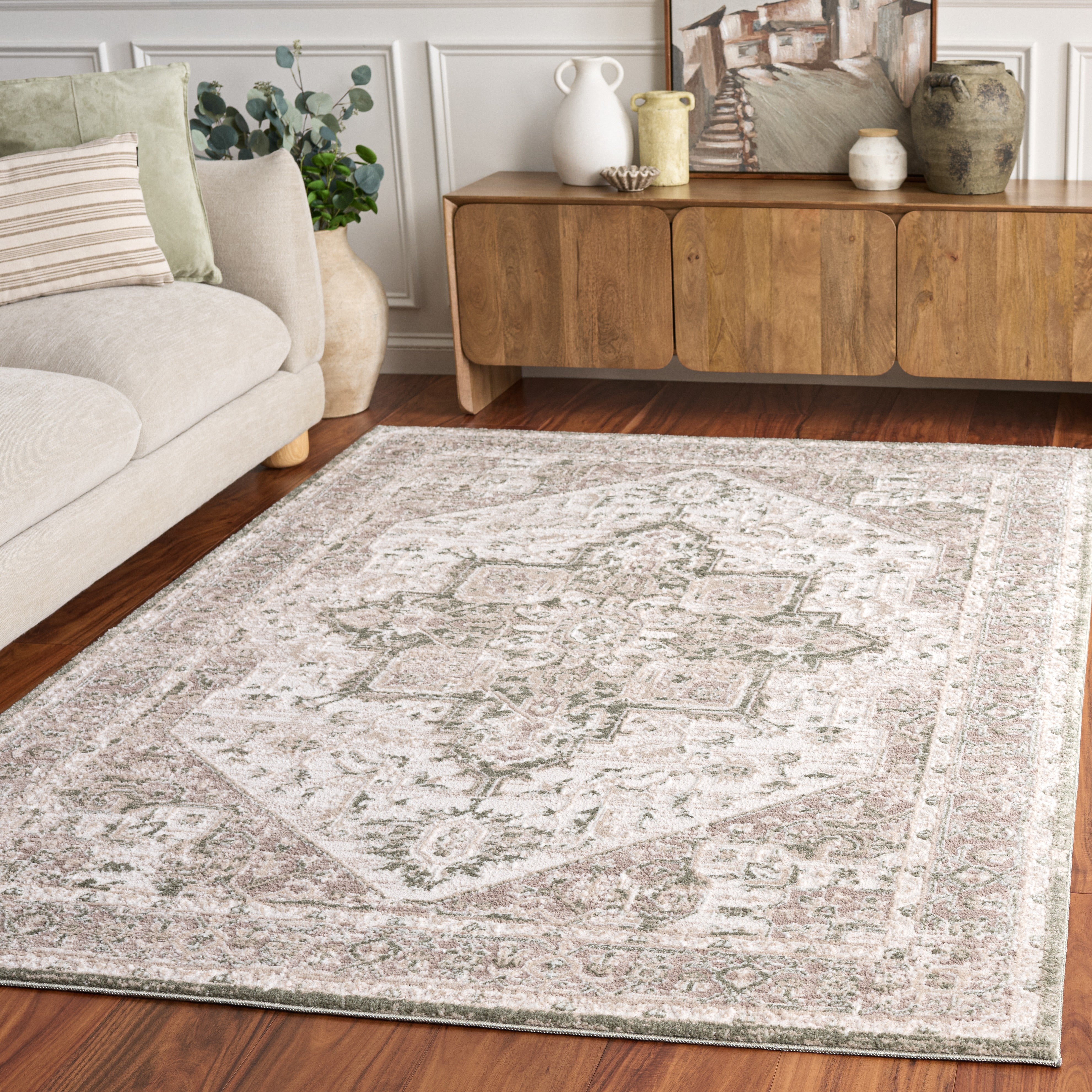 LUNARA 318 – IVORY / GREEN