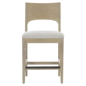 Bernhardt - Solaria Wood Back Counter Stool In Fabric B581 - 310587