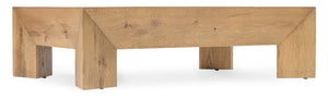 Hooker Furniture - Wade Chunky Rectangle Cocktail Table - Light Wood - M08-80310-80