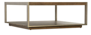 Hooker Furniture - Hammon Wood/Metal Square Coffee Table - M11-80110-89