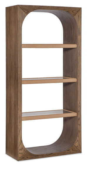 Hooker Furniture - Nevis Bookcase - Medium Wood - M23-50112-85