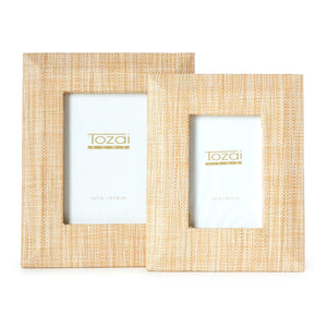 Tozai Home Set of 2 Natural Grass Photo Frame - MAC104-S2