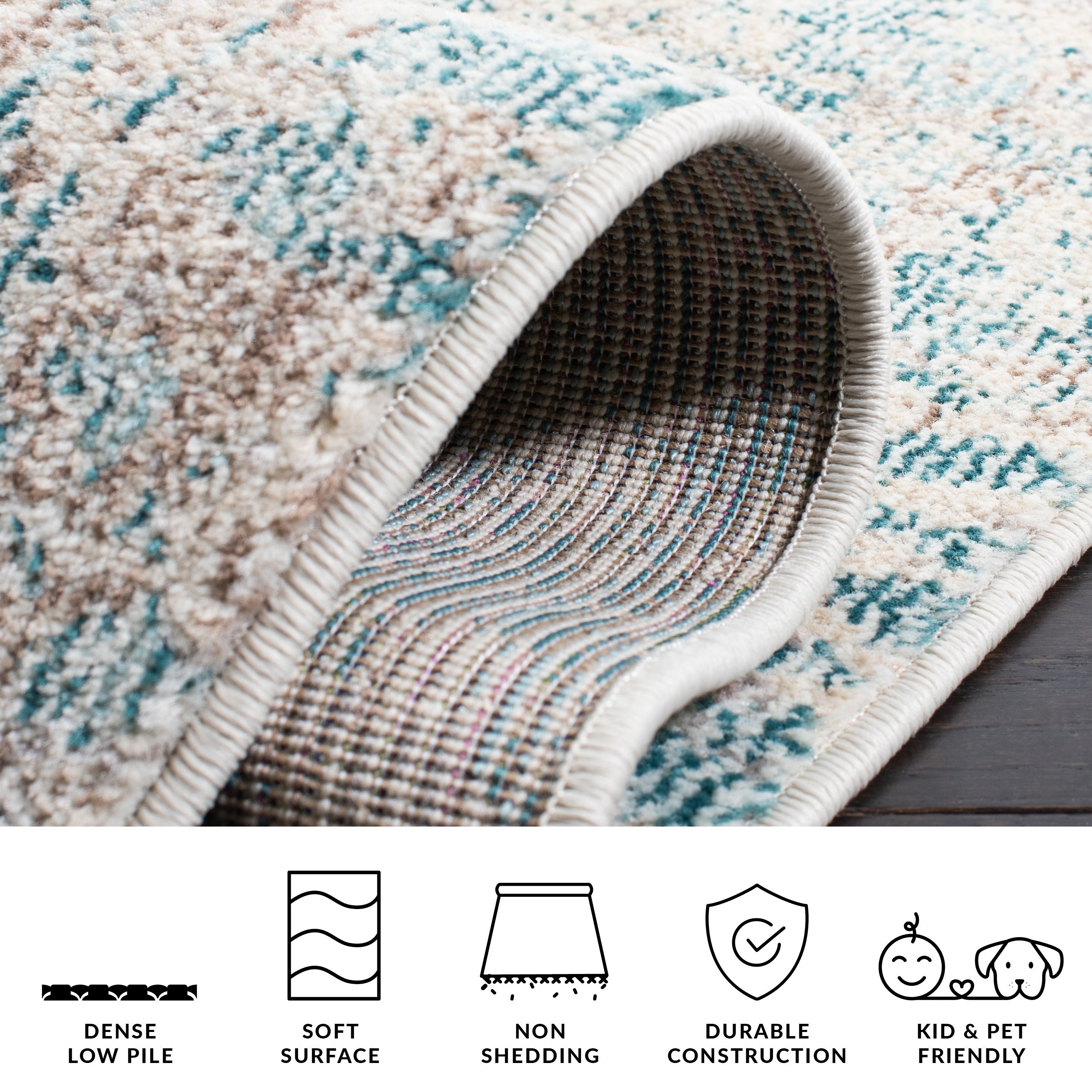 IVORY / TEAL