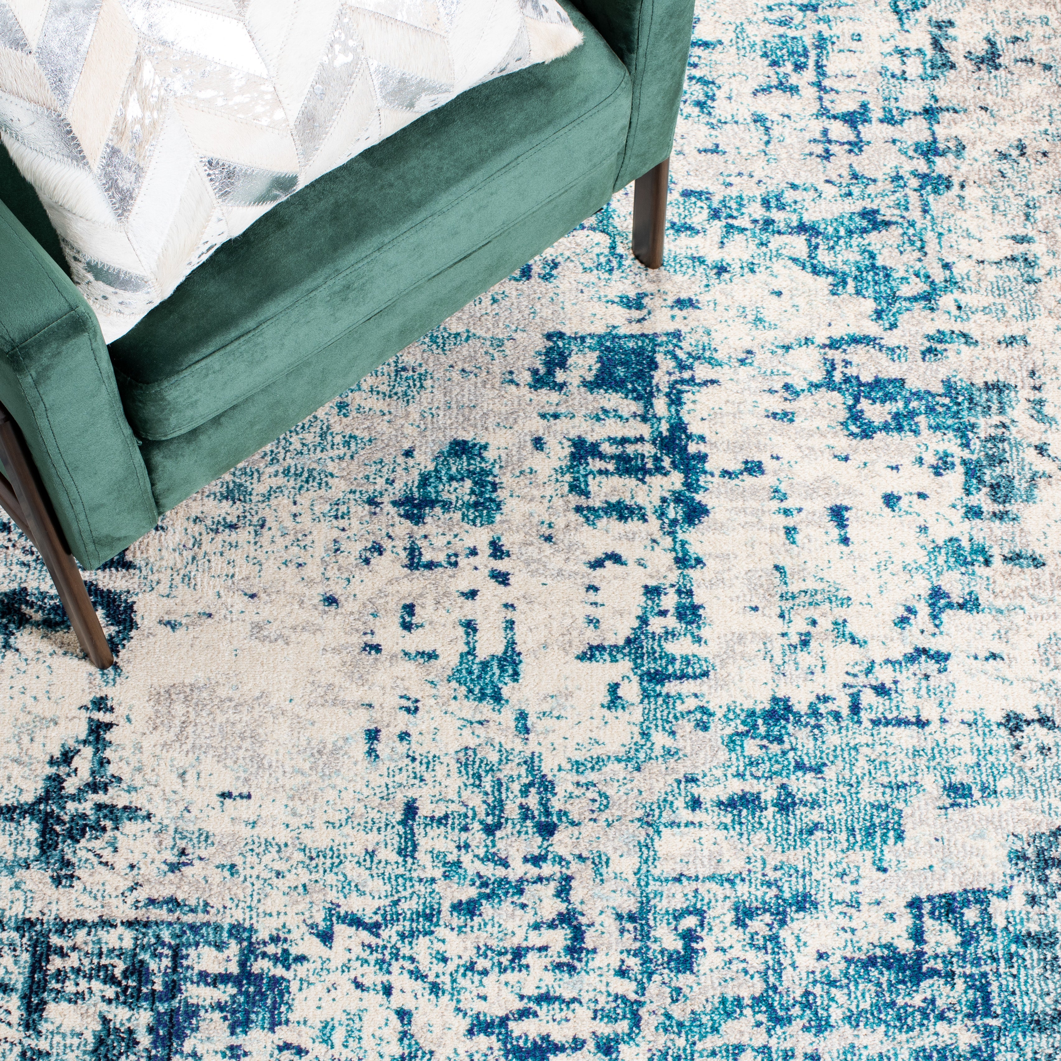 IVORY / TURQUOISE