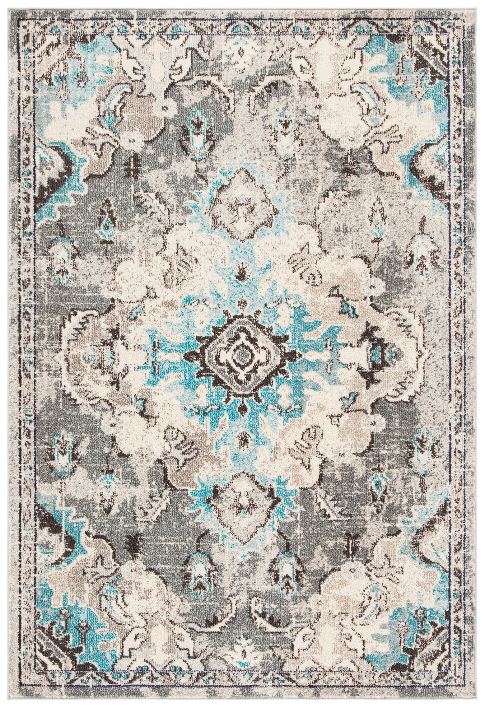 GREY / LIGHT BLUE