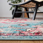 LIGHT BLUE / FUCHSIA