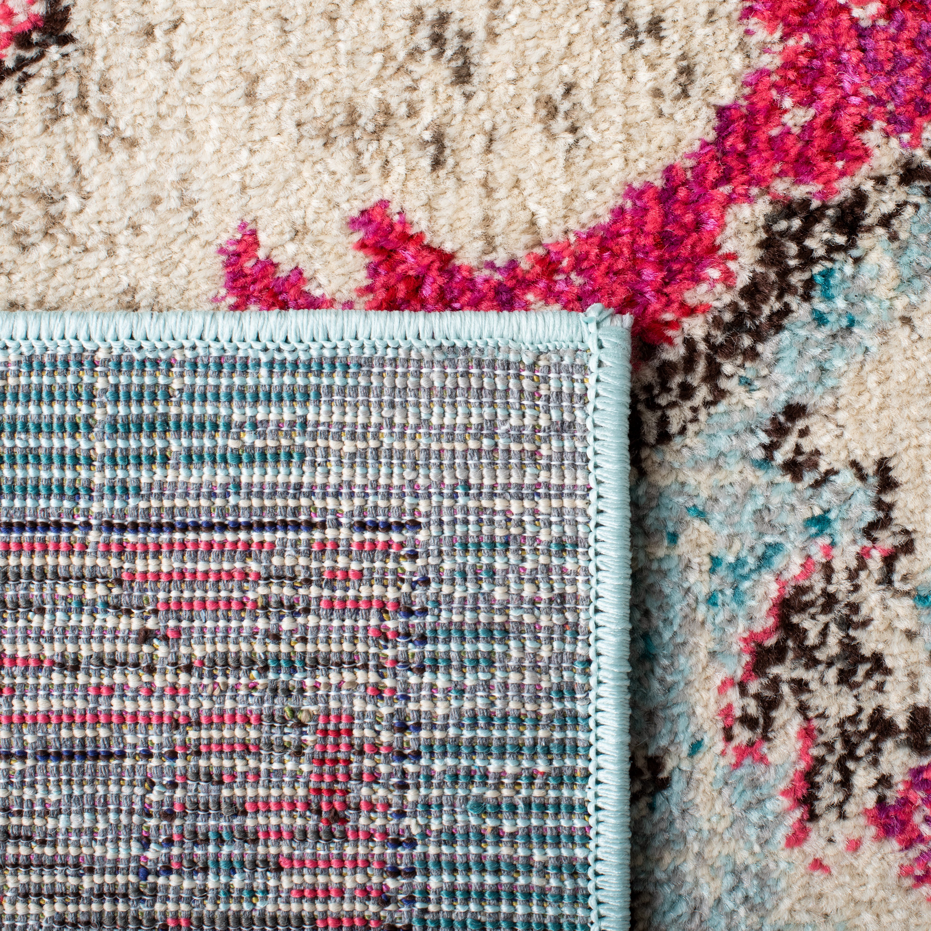 LIGHT BLUE / FUCHSIA