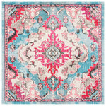 LIGHT BLUE / FUCHSIA