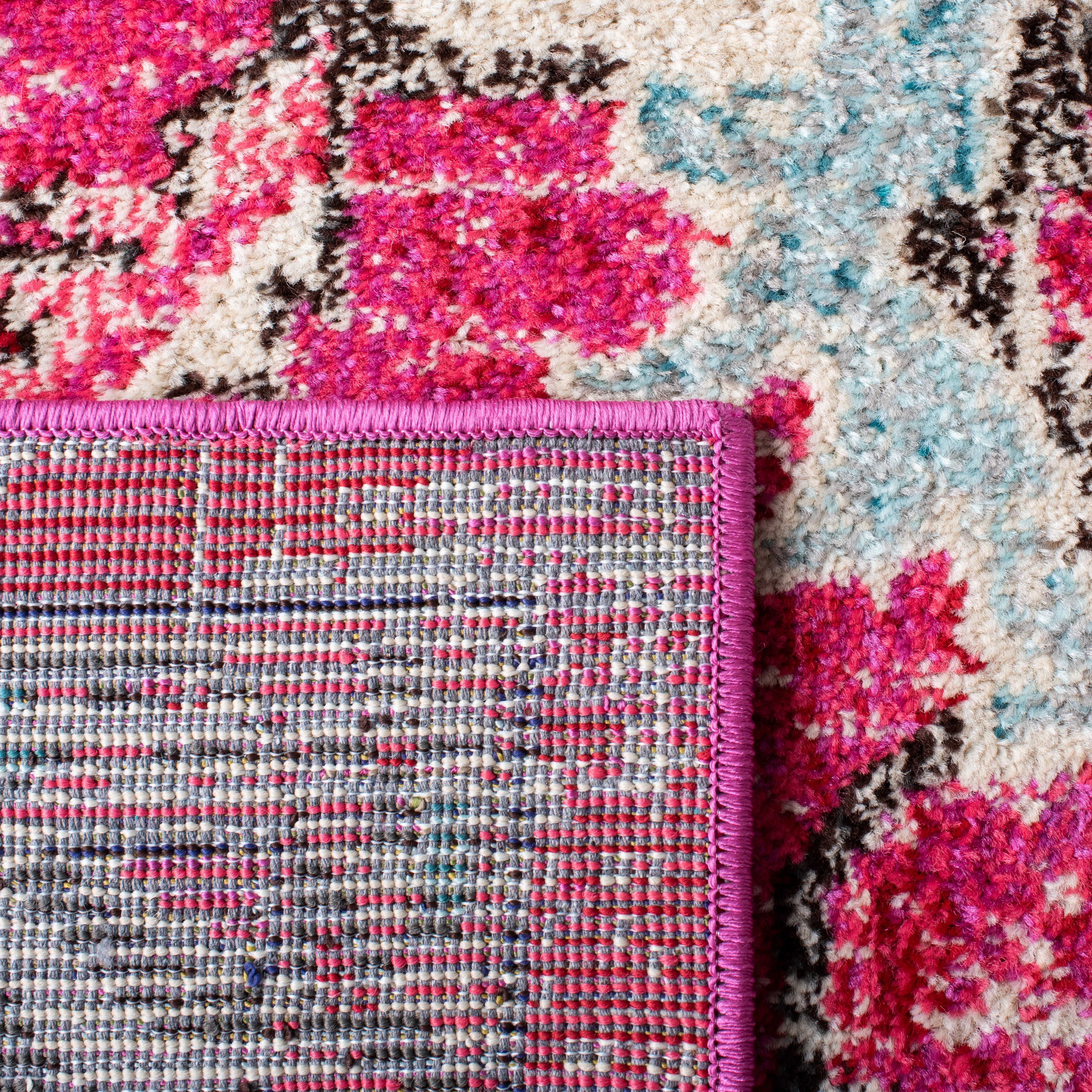FUCHSIA / LIGHT BLUE