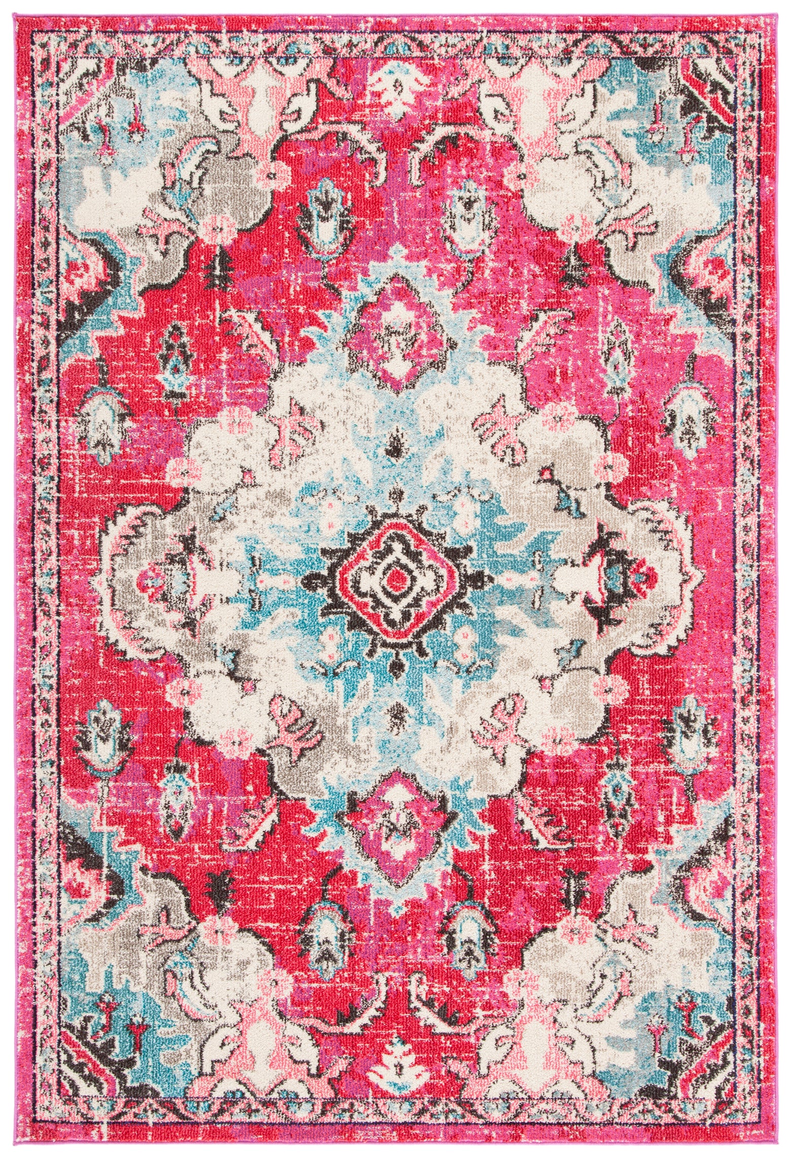 FUCHSIA / LIGHT BLUE