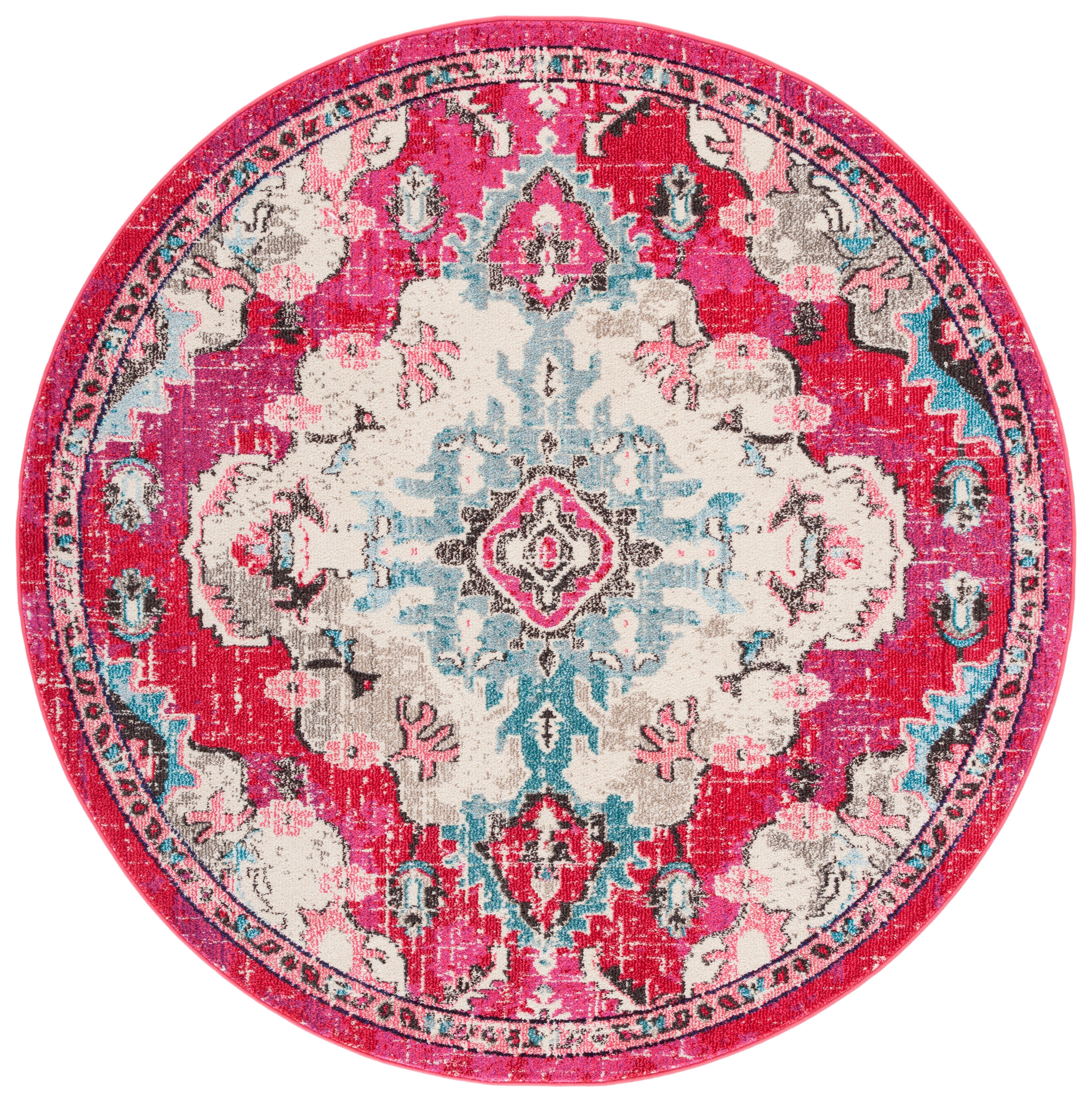 FUCHSIA / LIGHT BLUE