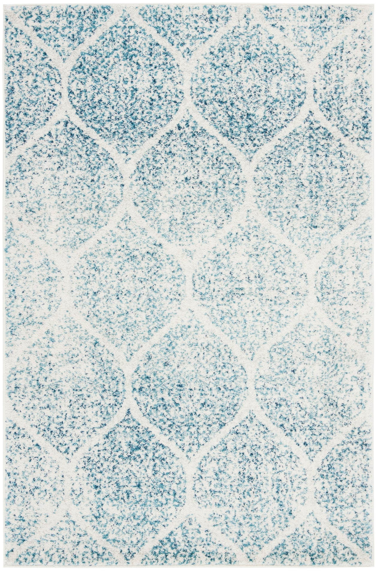 CREAM / TURQUOISE