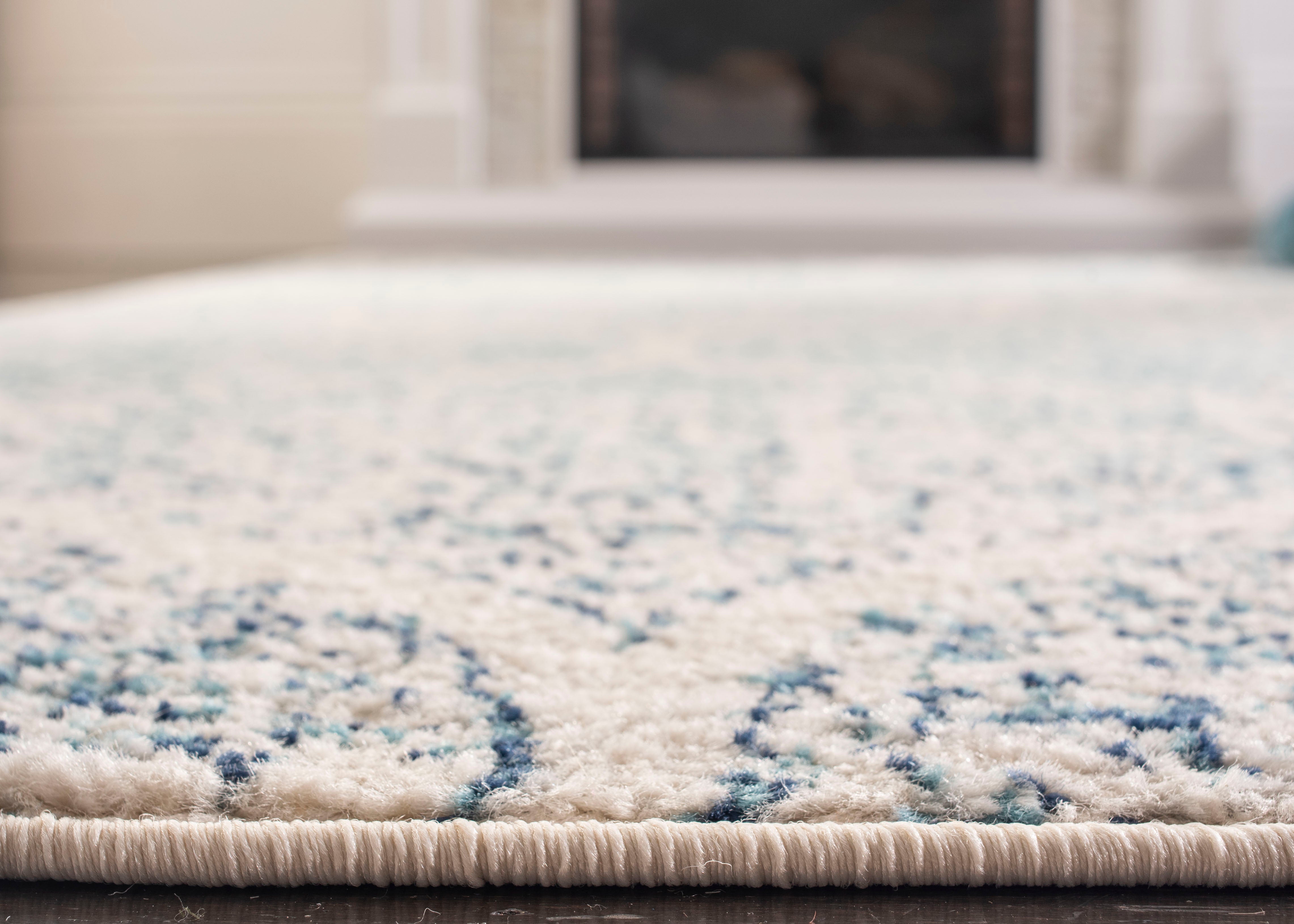 CREAM / TURQUOISE