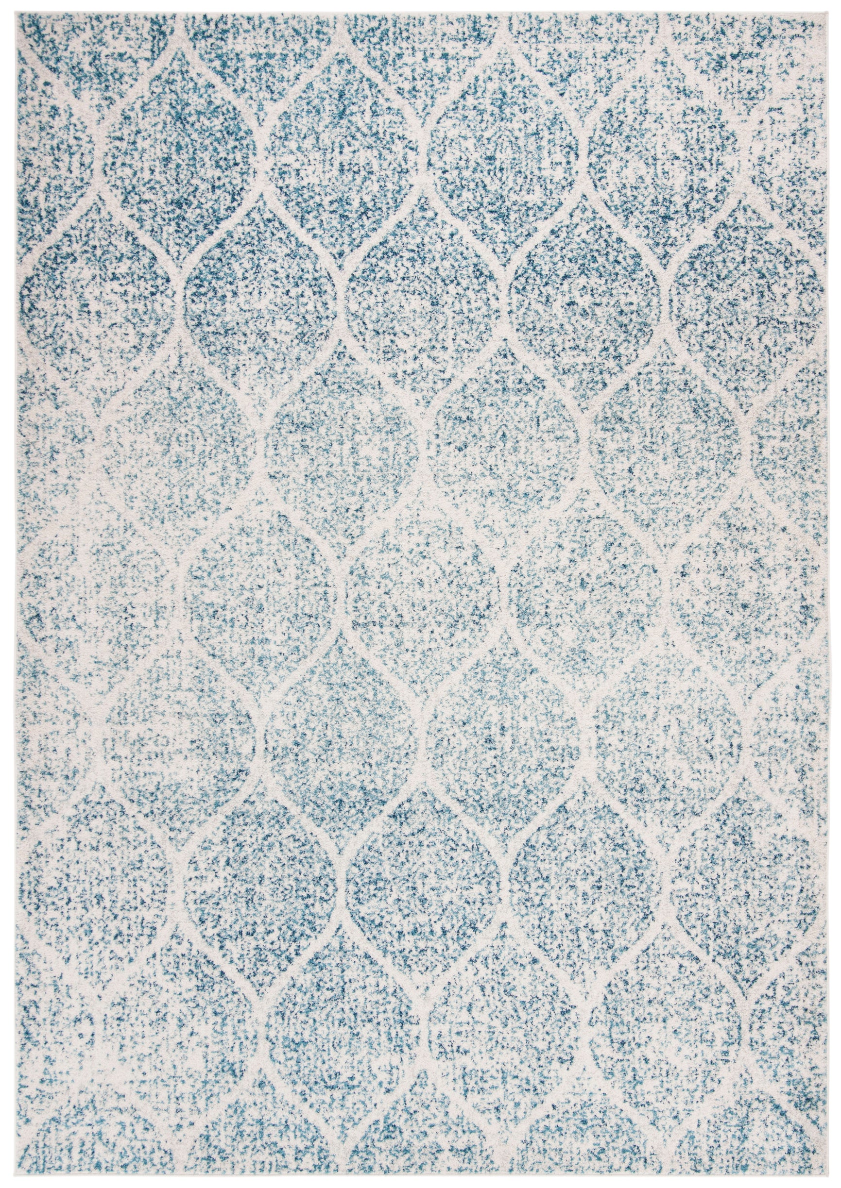 CREAM / TURQUOISE