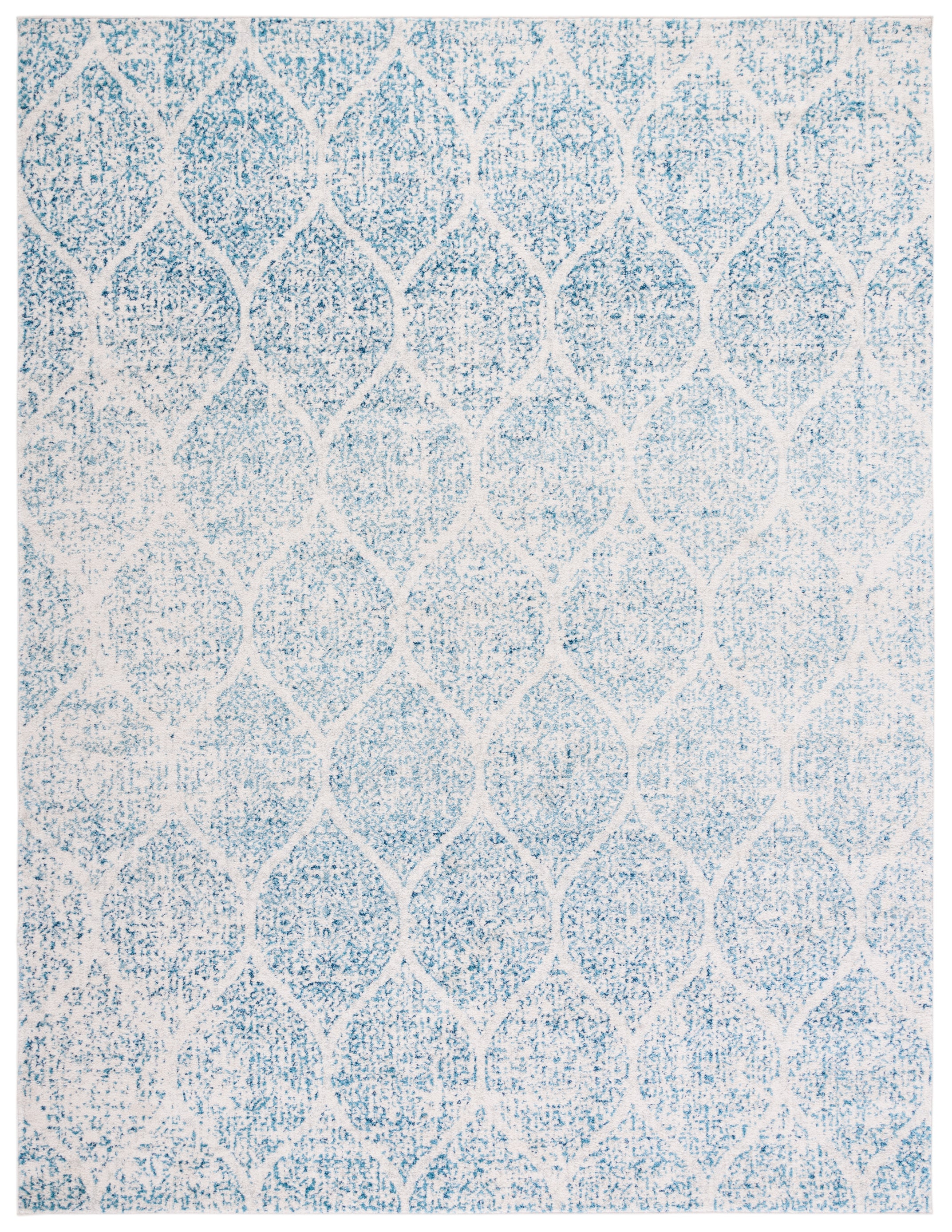 CREAM / TURQUOISE