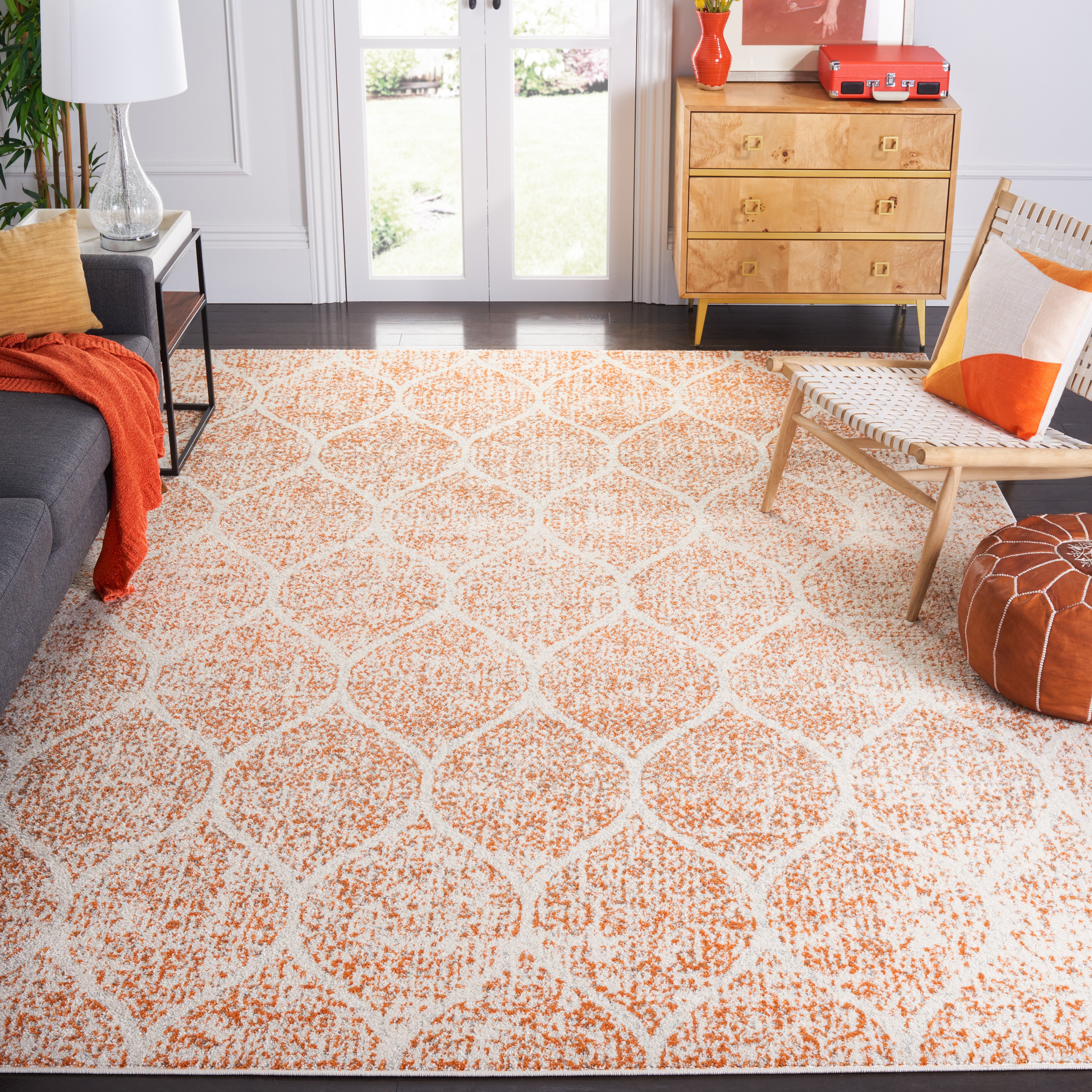 CREAM / ORANGE