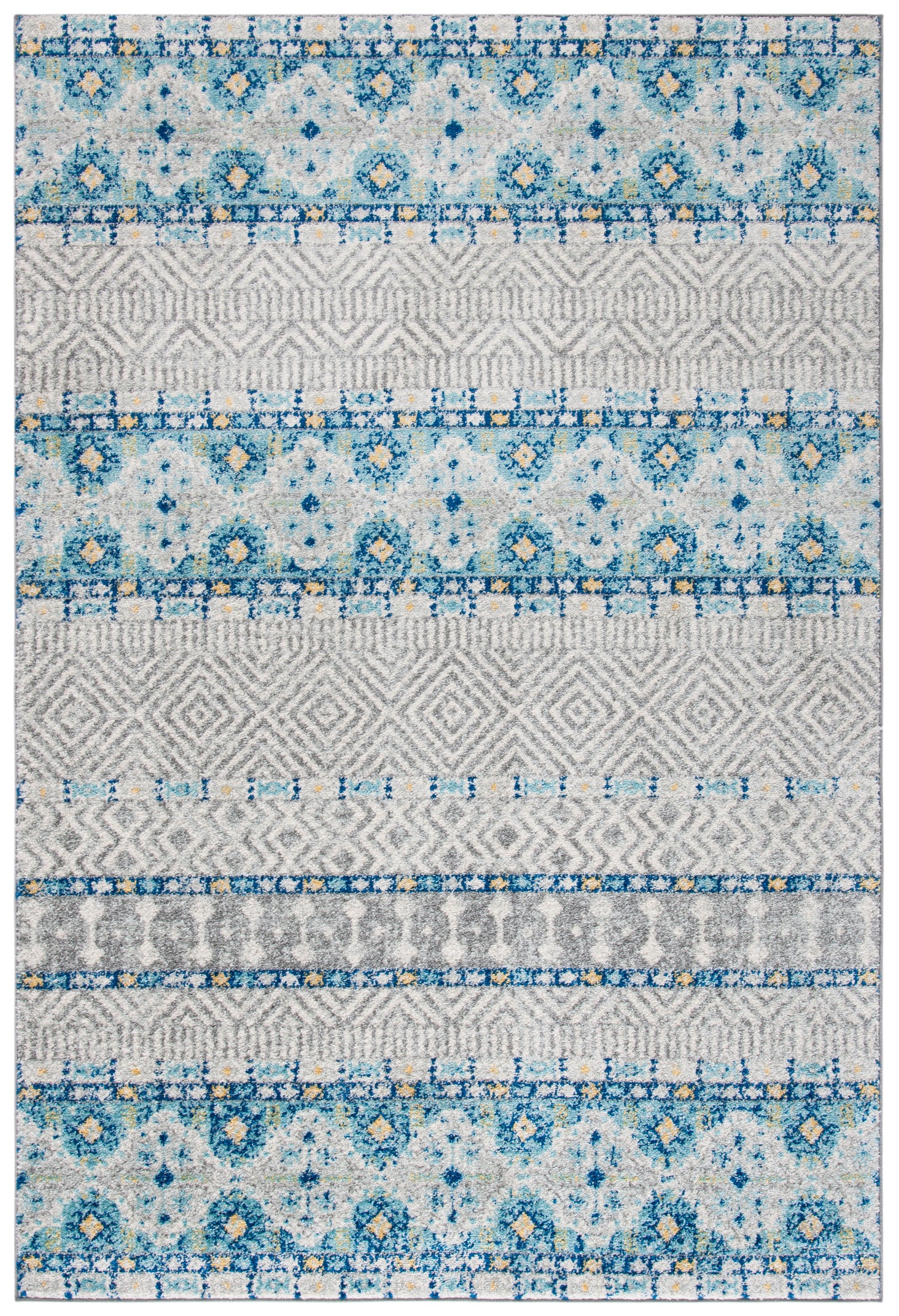 GREY / TURQUOISE