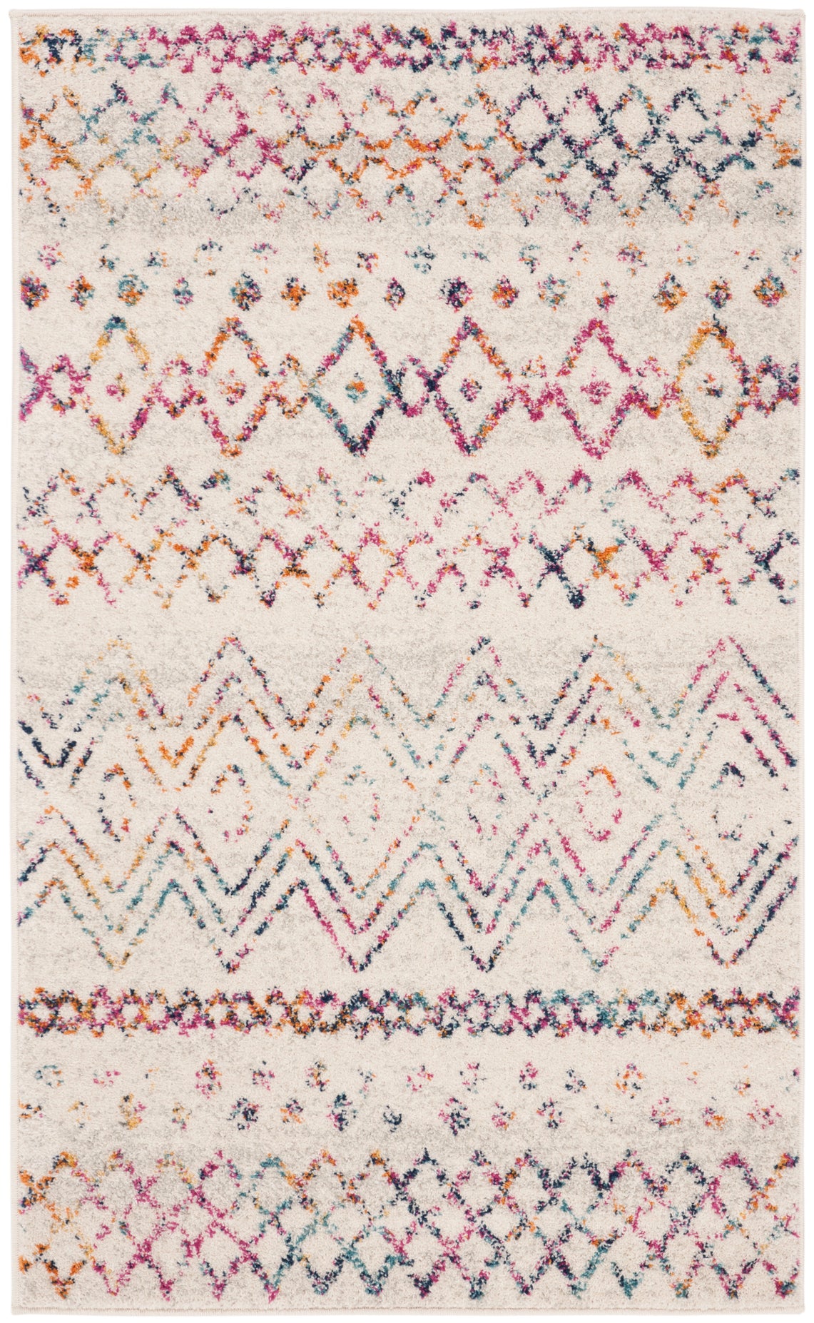 IVORY / FUCHSIA