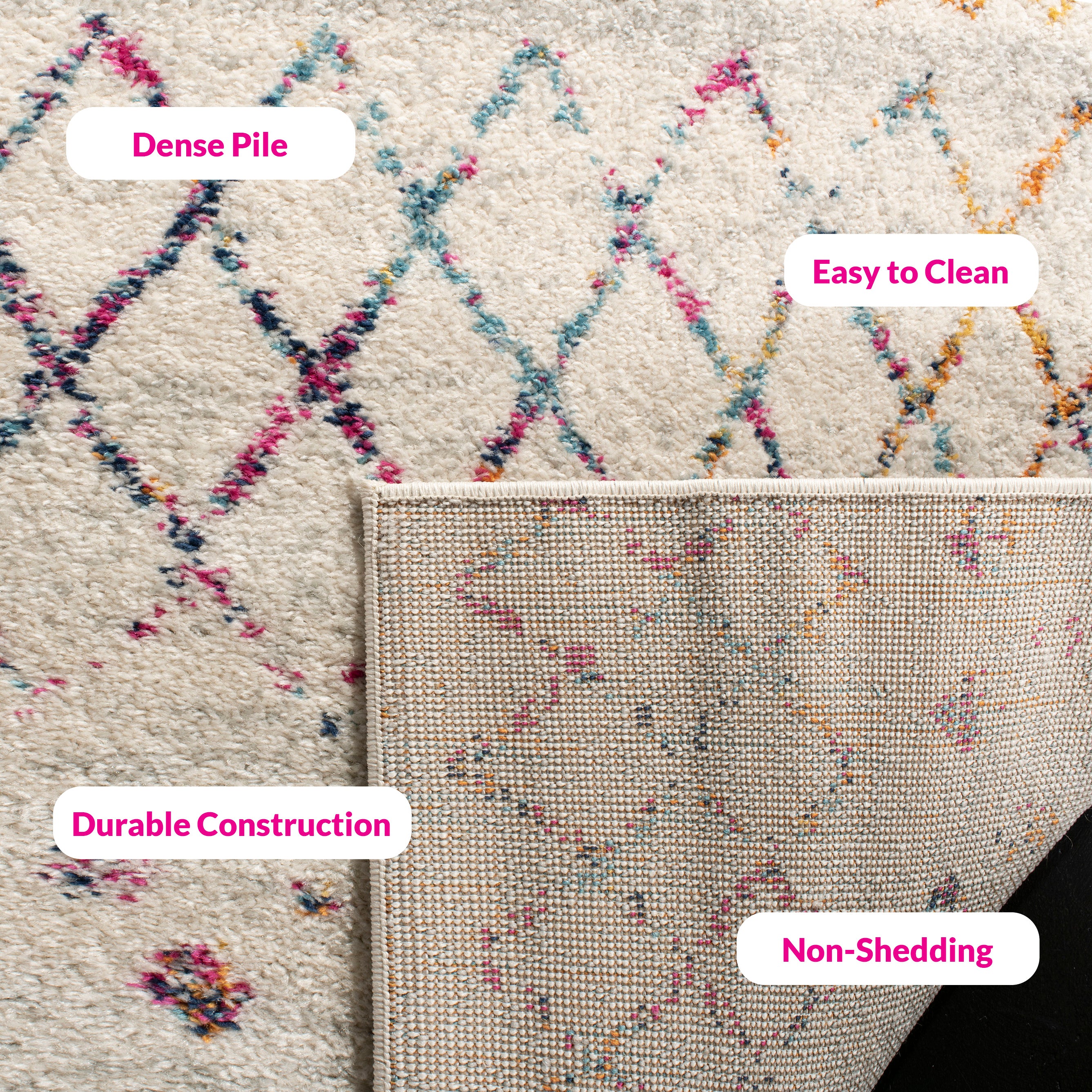 IVORY / FUCHSIA