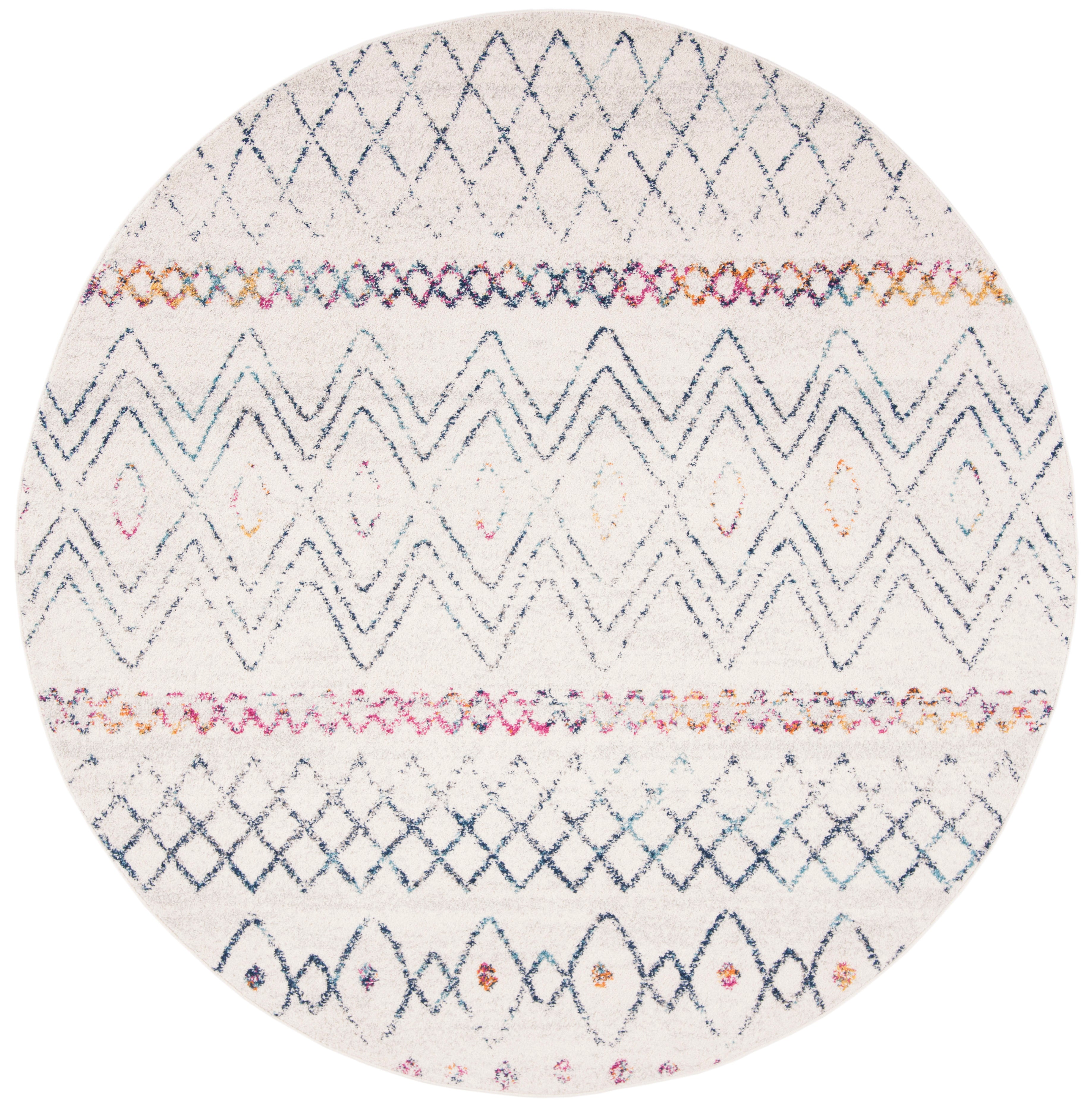 IVORY / DARK BLUE